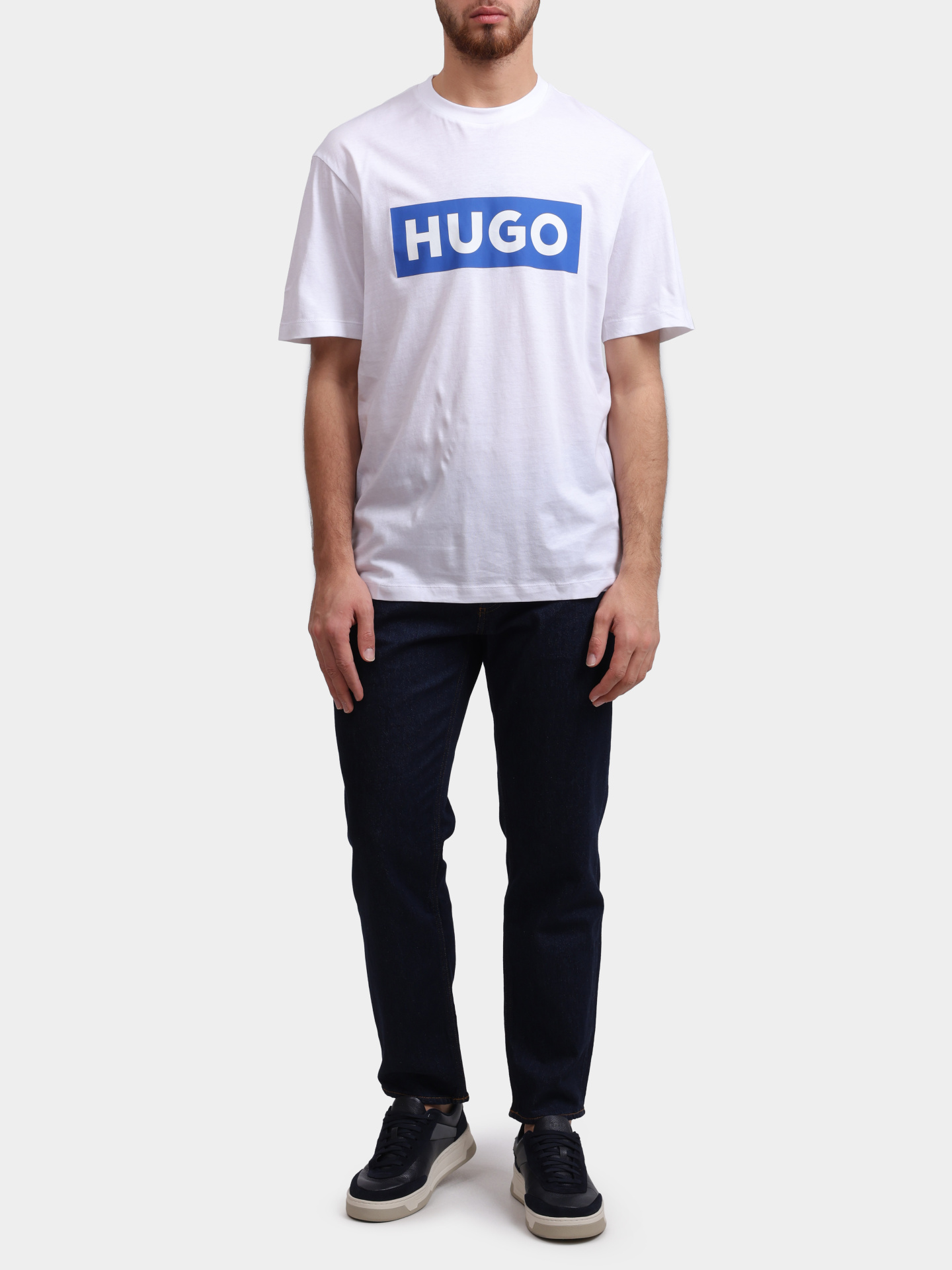Футболка Hugo 50522376 100 белая мужская — купить в интернет-магазине Verdistore