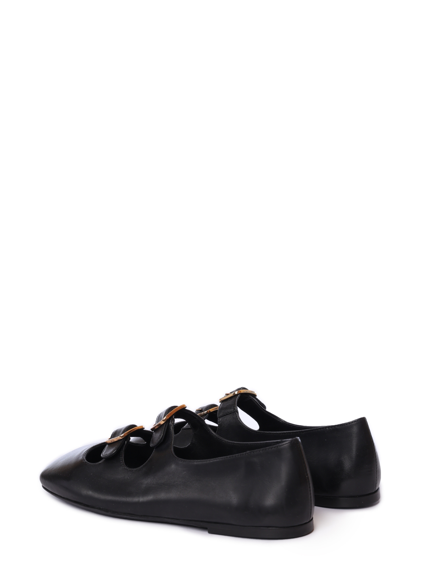 Балетки AGL D840006PGKA076 1013 черные женские с квадратным носом — купить в интернет-магазине Verdistore