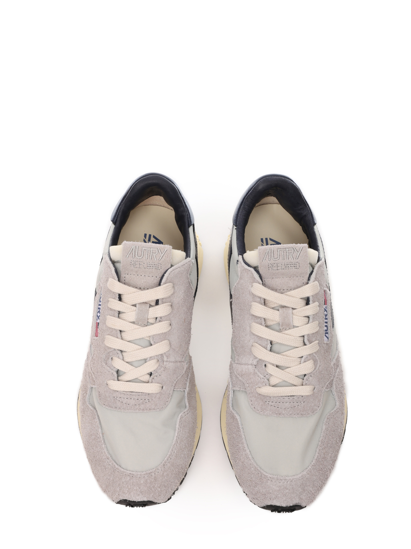 Кроссовки Autry WWLM-HN12 серые мужские с замшевыми вставками — купить в интернет-магазине Verdistore