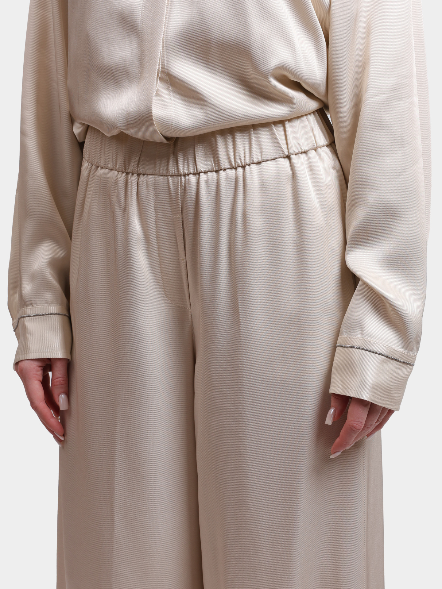 Брюки P04052 02245 43 молочные женские  — купить в интернет-магазине Verdistore