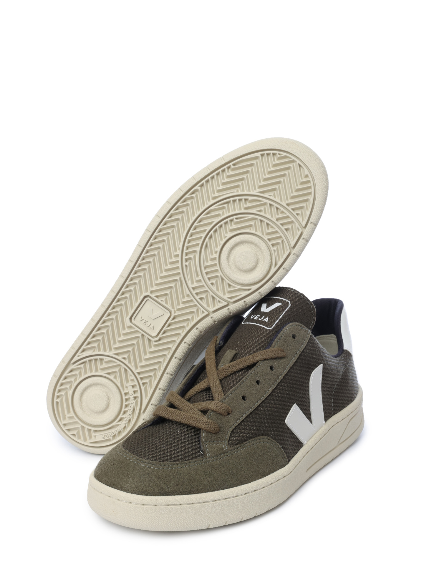 Кеды хаки с крупным белым логотипом сбоку  — купить в интернет-магазине Verdistore