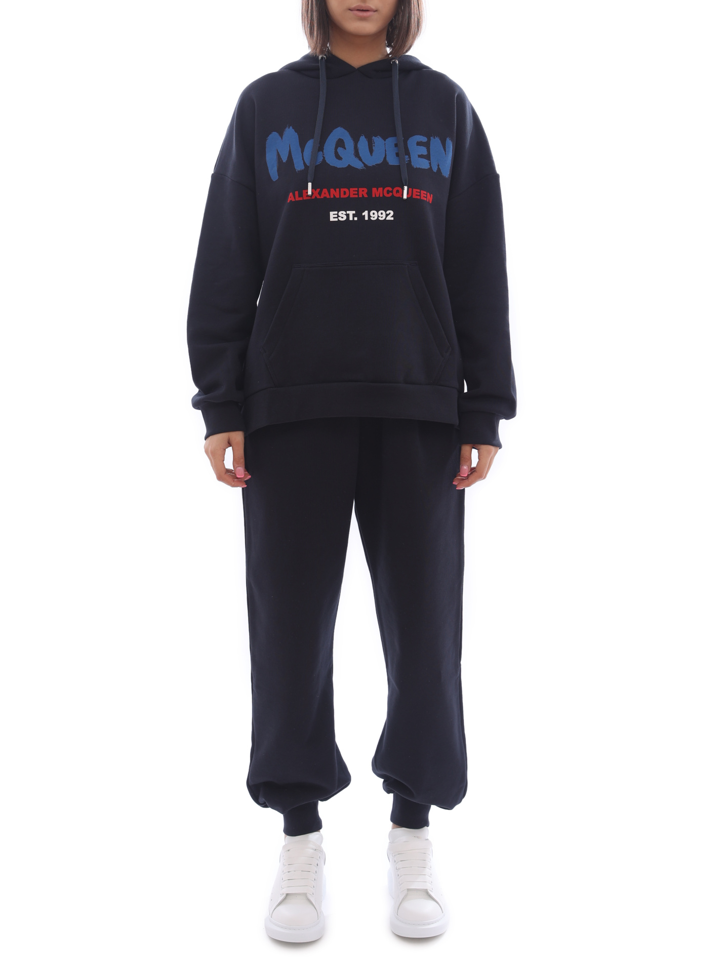 картинка Брюки Alexander McQueen 658545-QZAD5 0415 синие женские от магазина Verdistore