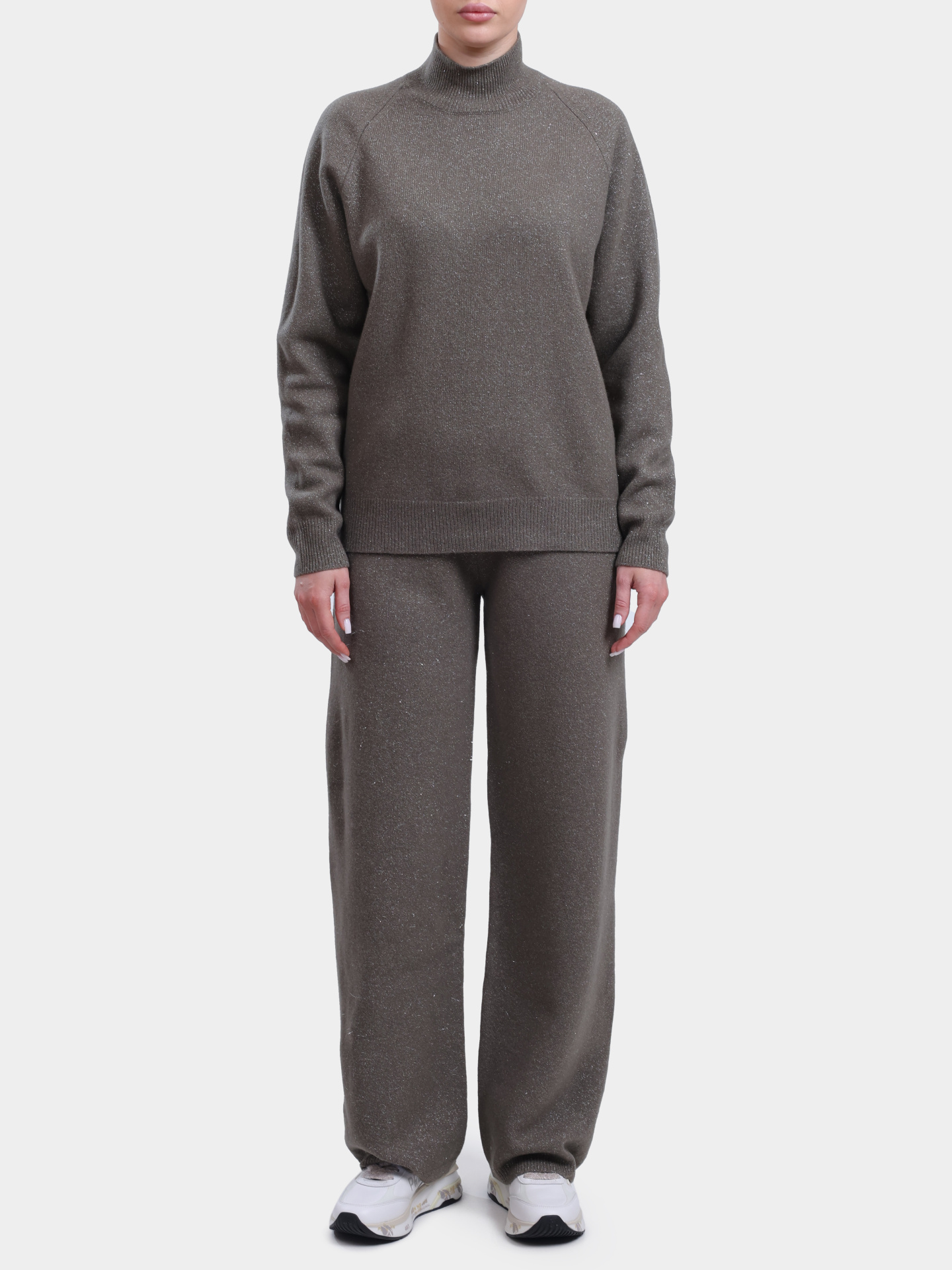 Свитер Peserico S99443F07Y 09160 39 шерстяной женский с люрексом — купить в интернет-магазине Verdistore