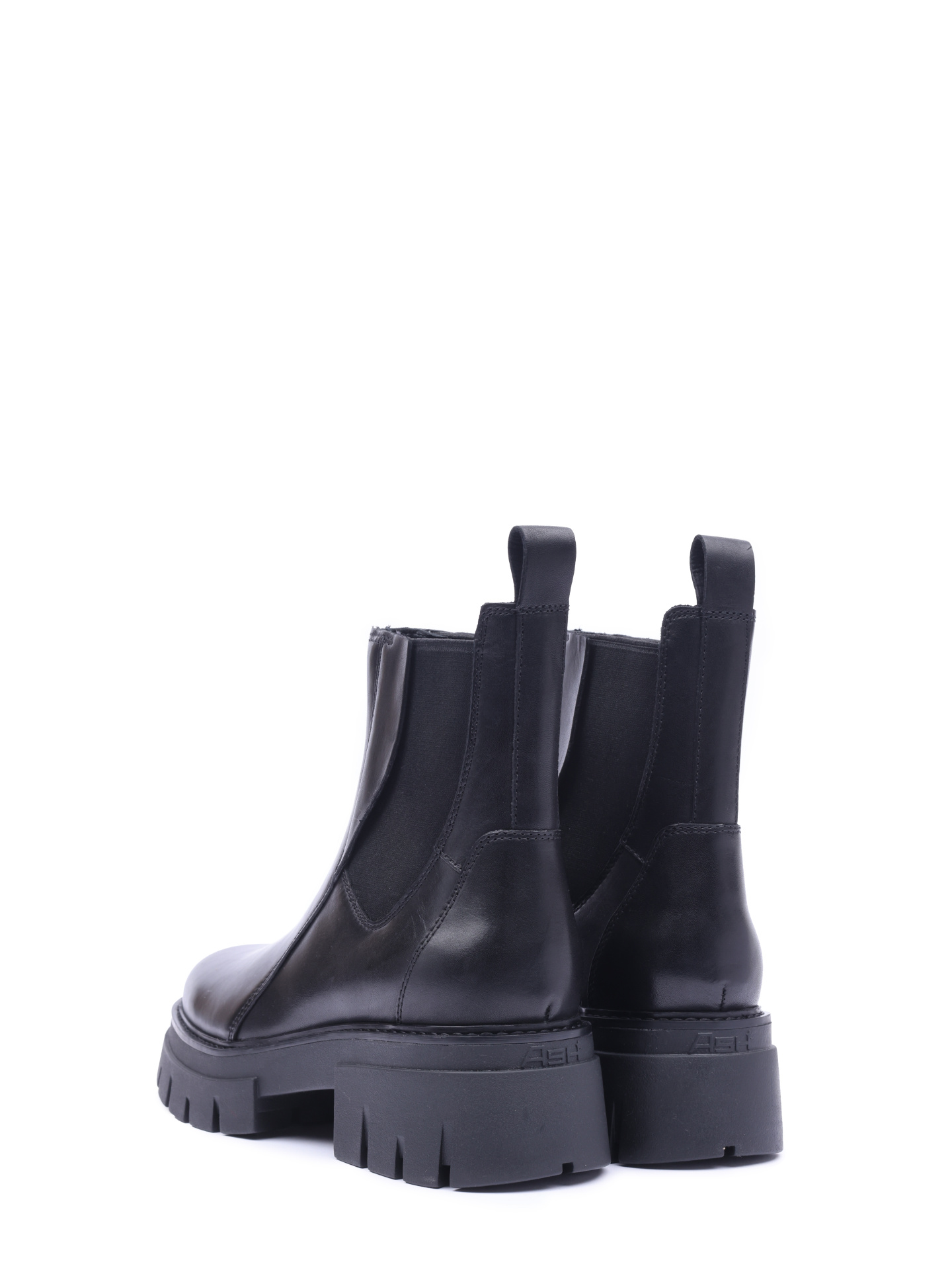 Ботинки ASH LINKS 001 черные женские из кожи — купить в интернет-магазине Verdistore