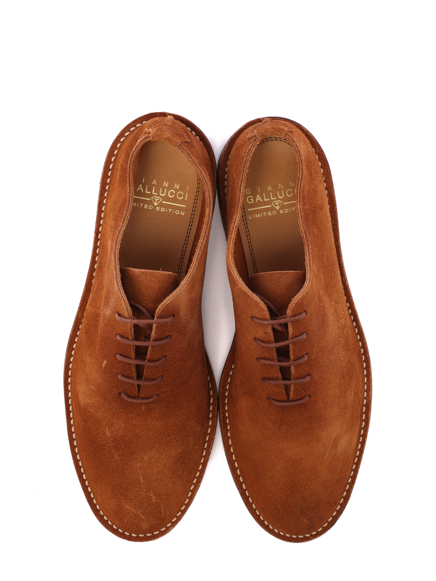 Туфли коричневые замшевые невысокие — купить в интернет-магазине Verdistore