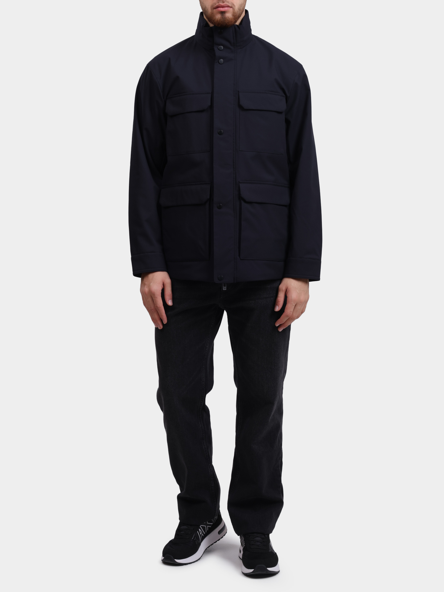 Куртка Armani Exchange XM001127 AF16595 UB101 темно-синяя мужская — купить в интернет-магазине Verdistore