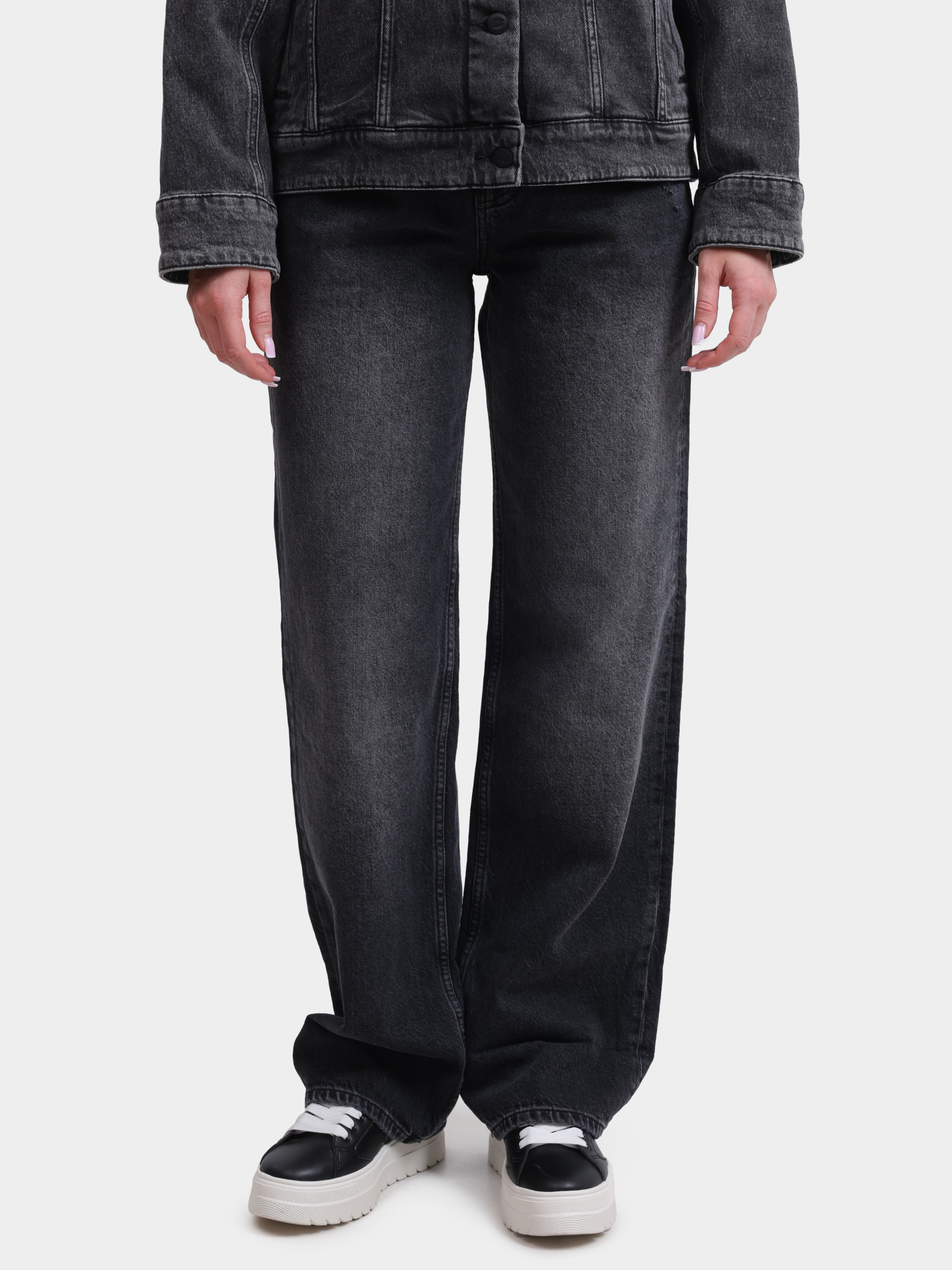 Джинсы Pantamo 71438-1589-03 серые женские с подворотами — купить в интернет-магазине Verdistore