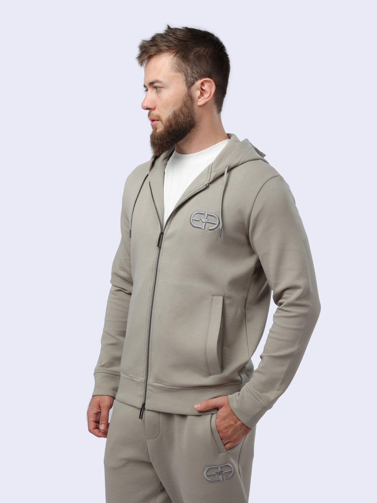 Мастерка Emporio Armani 8N1ML6 1JHSZ 0643 хлопковая мужская — купить в интернет-магазине Verdistore