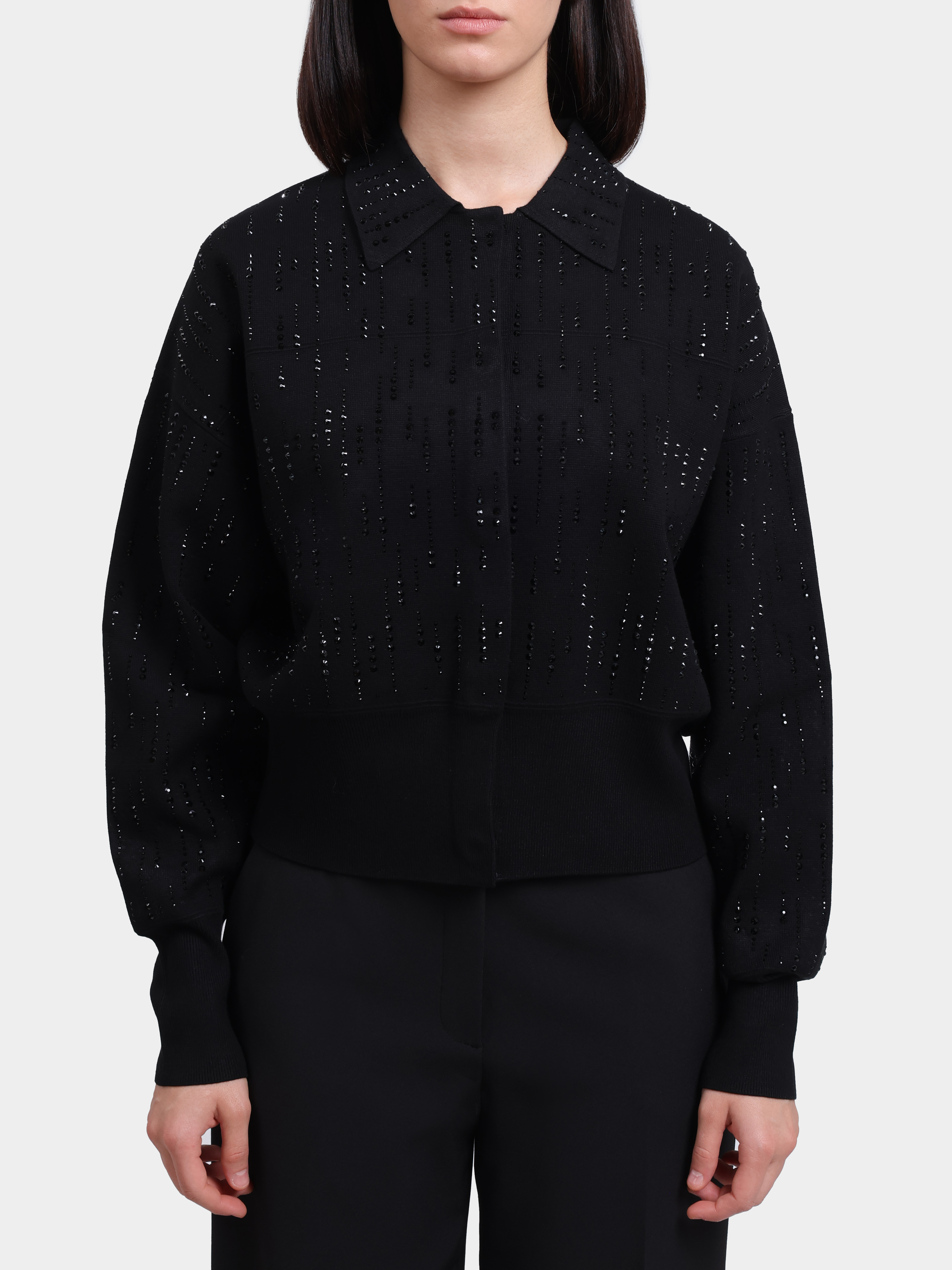 Жакет Liu-Jo BLACK LABEL CF6295 MS99E L9605 черный женский укороченный — купить в интернет-магазине Verdistore
