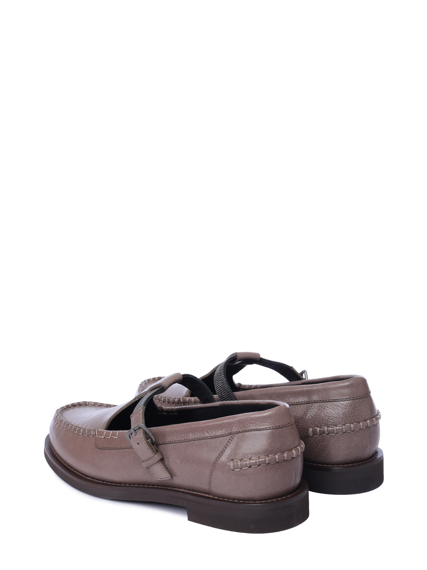 Лоферы Brunello Cucinelli MZORG2867 C1099 кожаные женские — купить в интернет-магазине Verdistore