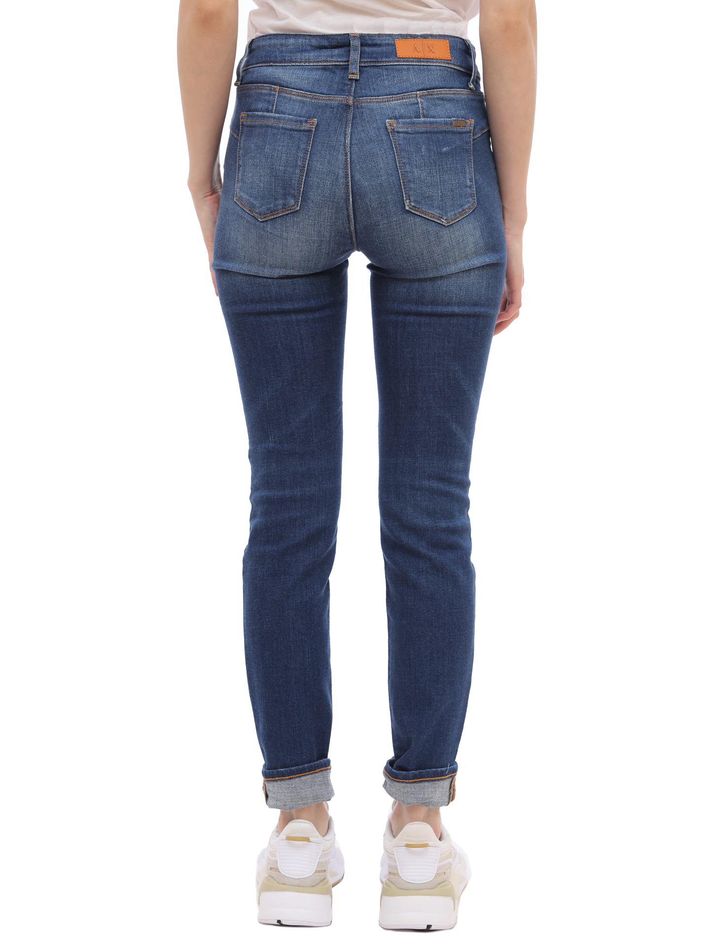 Джинсы Armani Exchange J69 женские зауженные — купить в интернет-магазине Verdistore