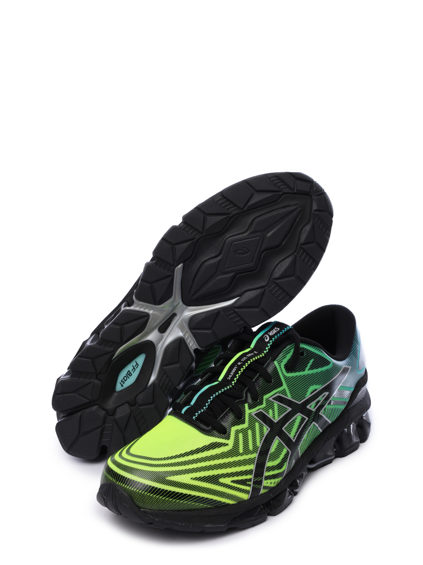 Кроссовки Asics 1201A915 004 зеленые мужские с градиентом — купить в интернет-магазине Verdistore