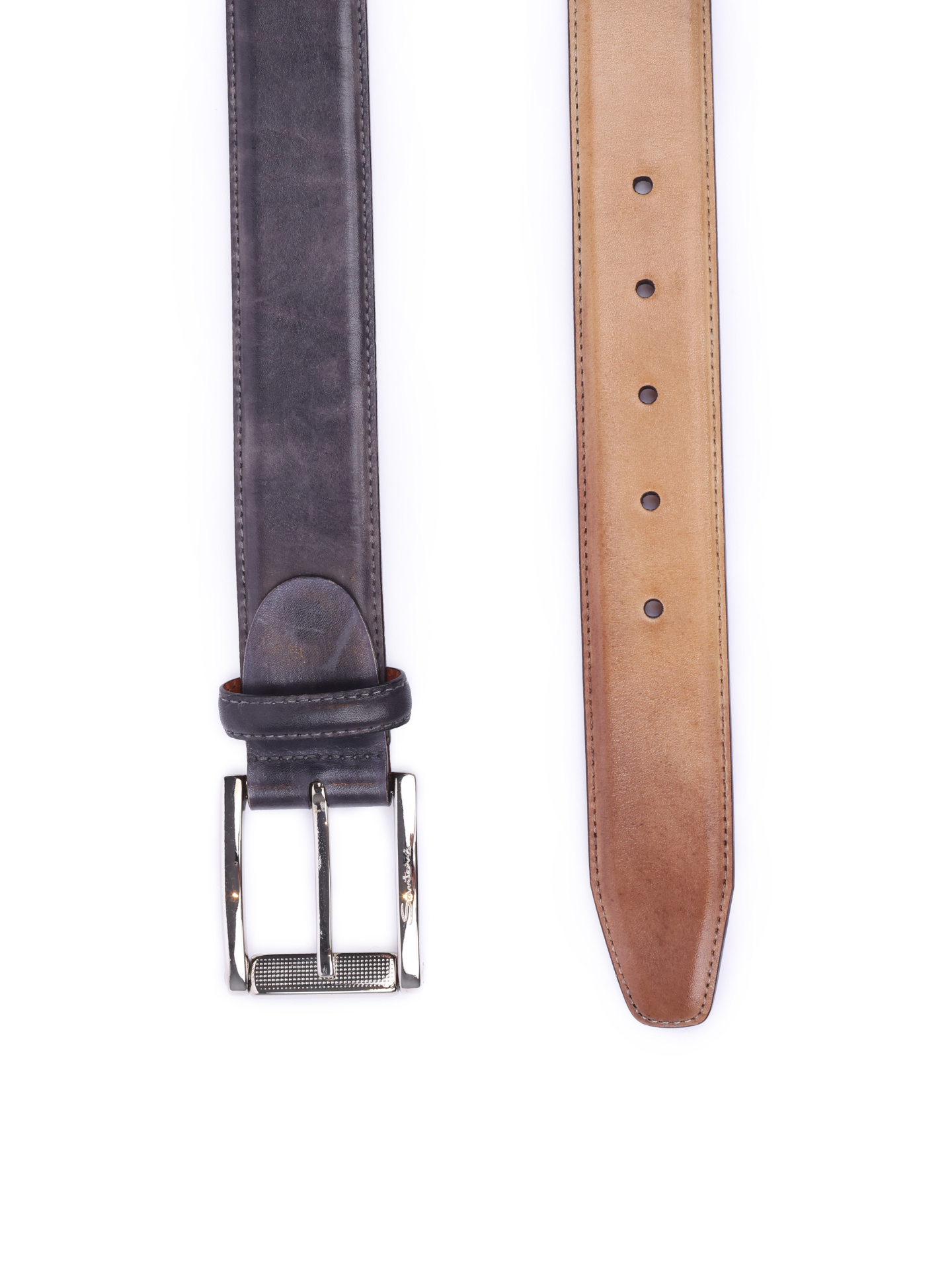 Ремень черный с металлической пряжкой — купить в интернет-магазине Verdistore