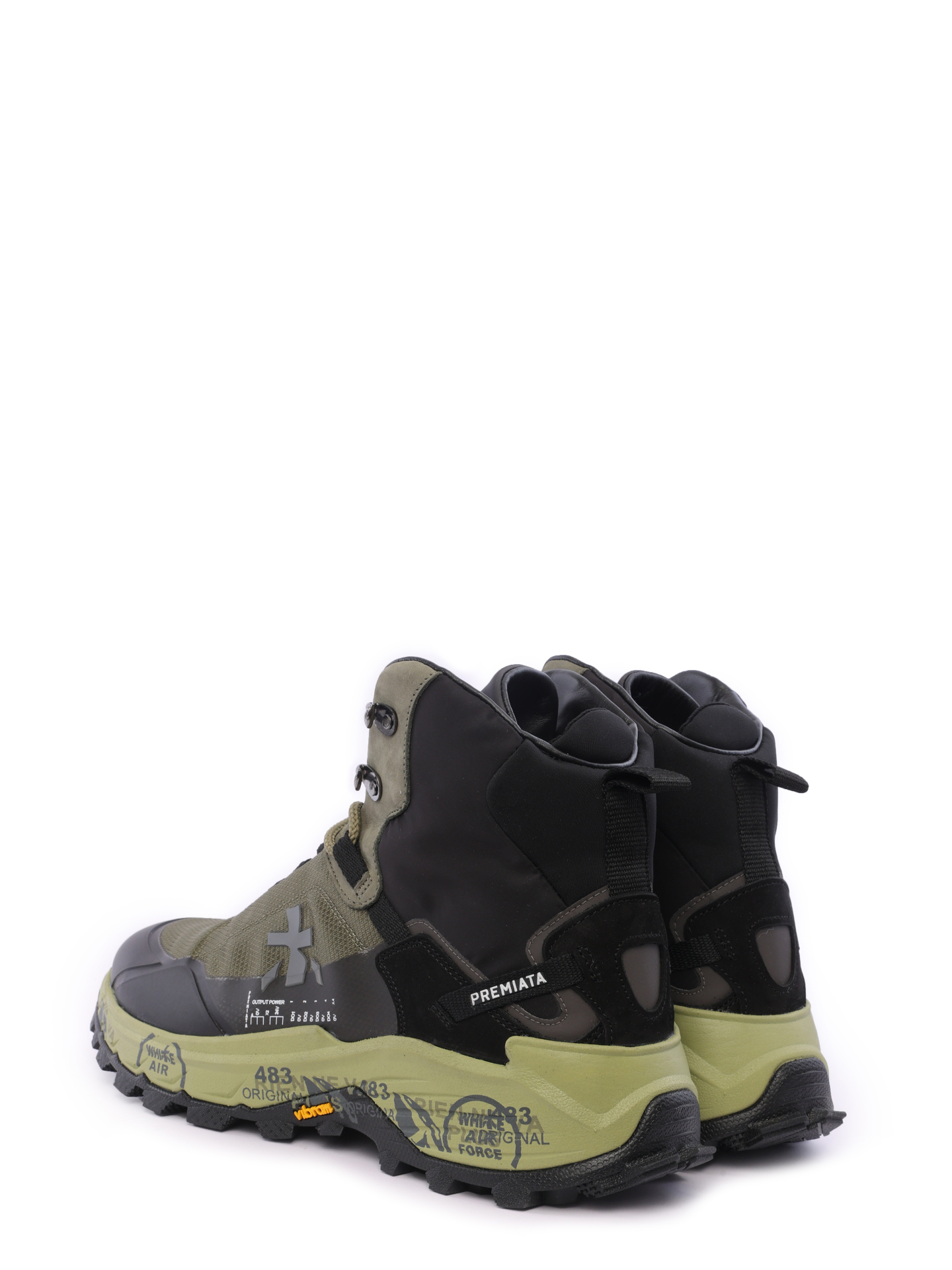 Кроссовки комбинированные высокие на массивной подошве — купить в интернет-магазине Verdistore