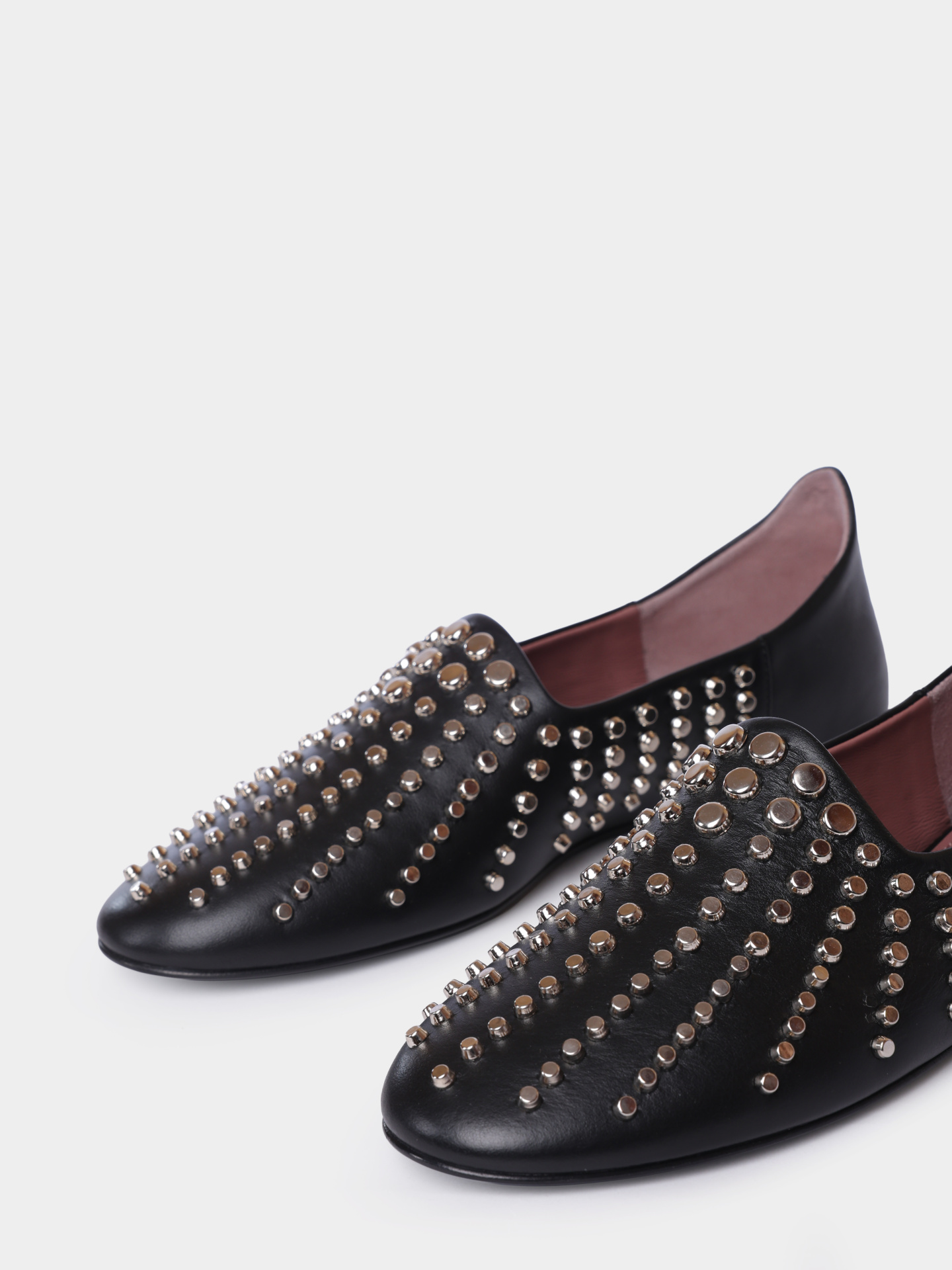 Балетки Premiata M7008 кожаные женские с заклепками — купить в интернет-магазине Verdistore