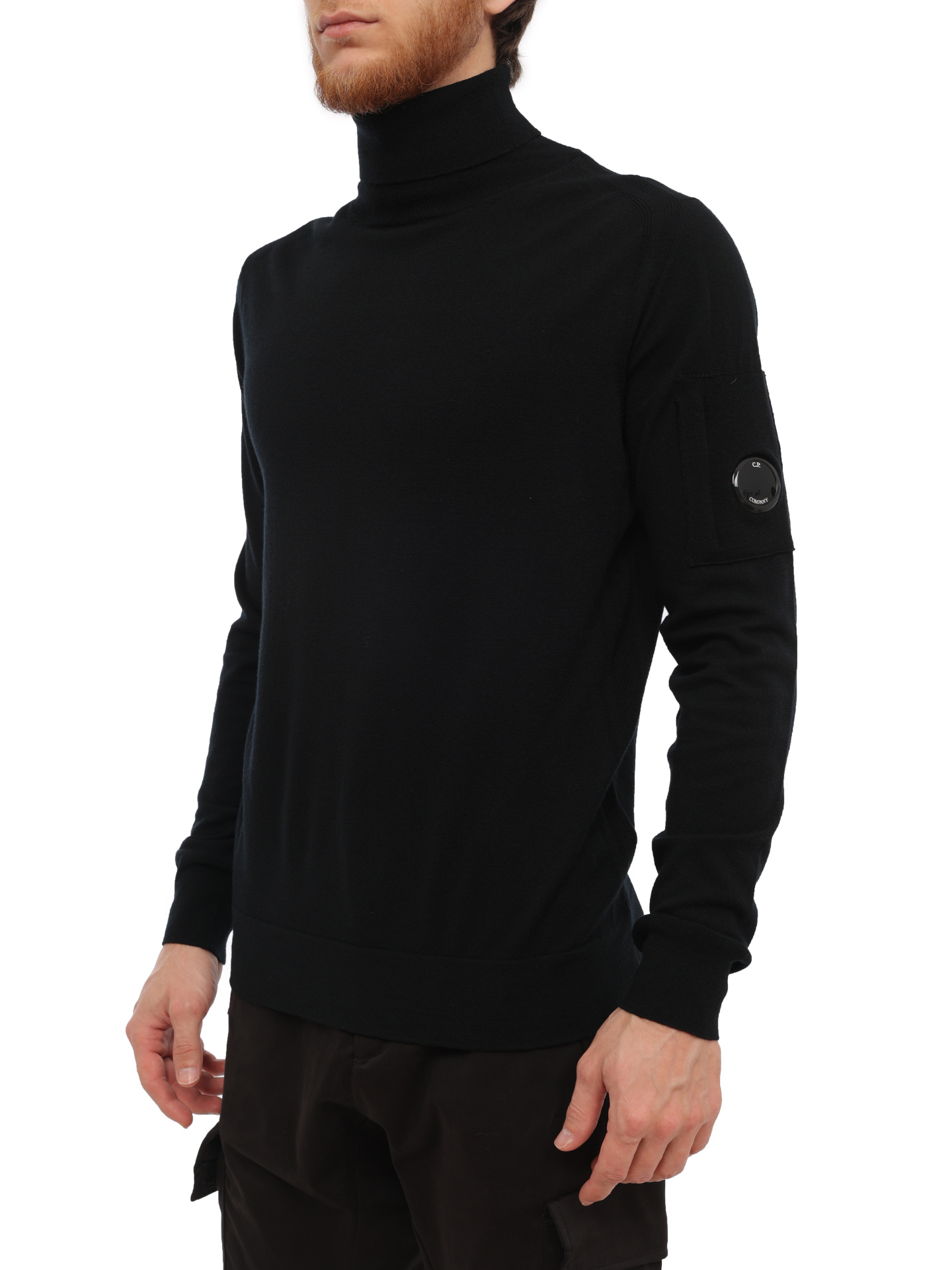 Водолазка C.P. Company 15CMKN076A-005528A 999 черная мужская — купить в интернет-магазине Verdistore