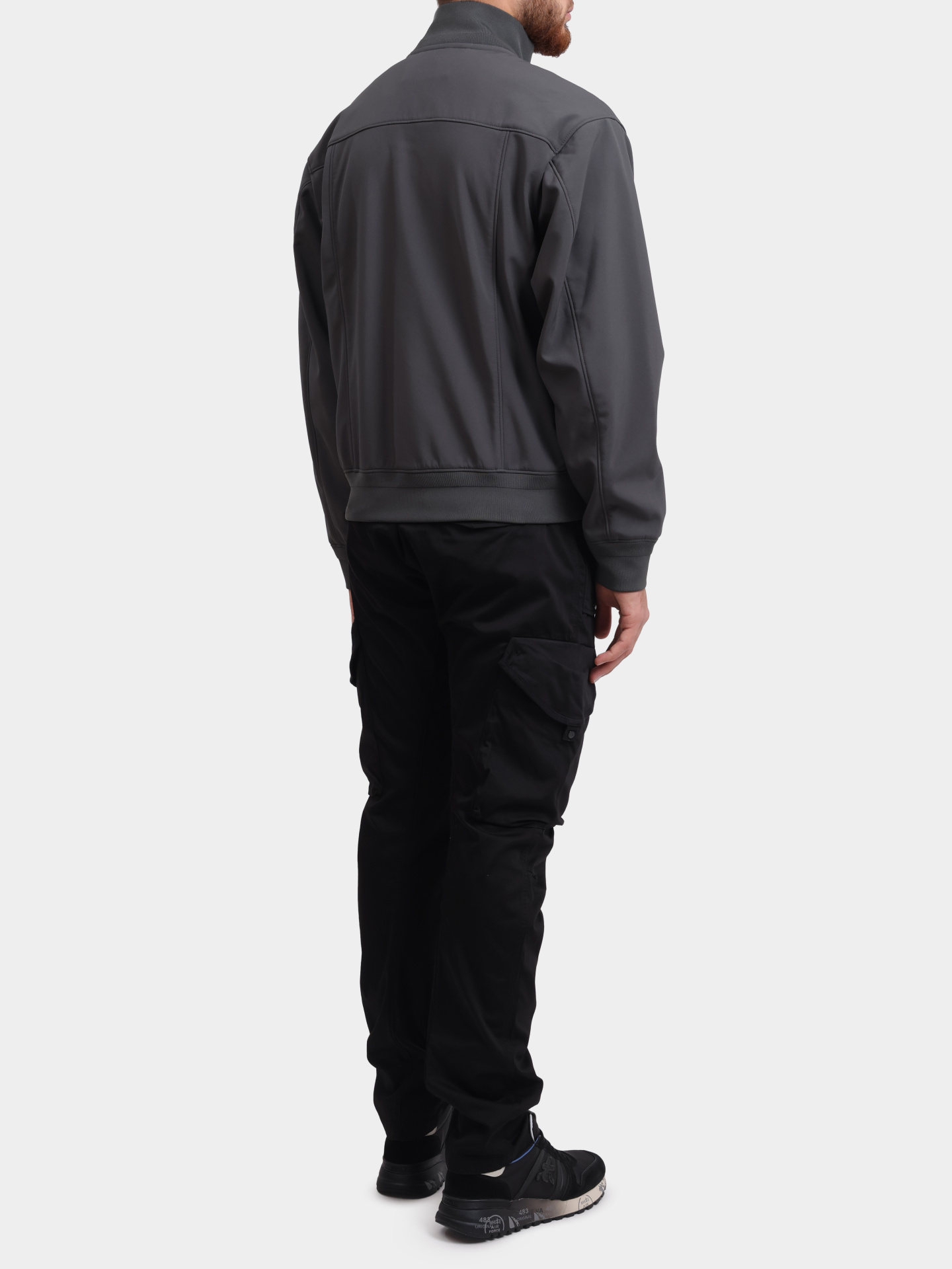 Бомбер C.P. Company 19CMOW003A-006097A 978 темно-серый мужской — купить в интернет-магазине Verdistore