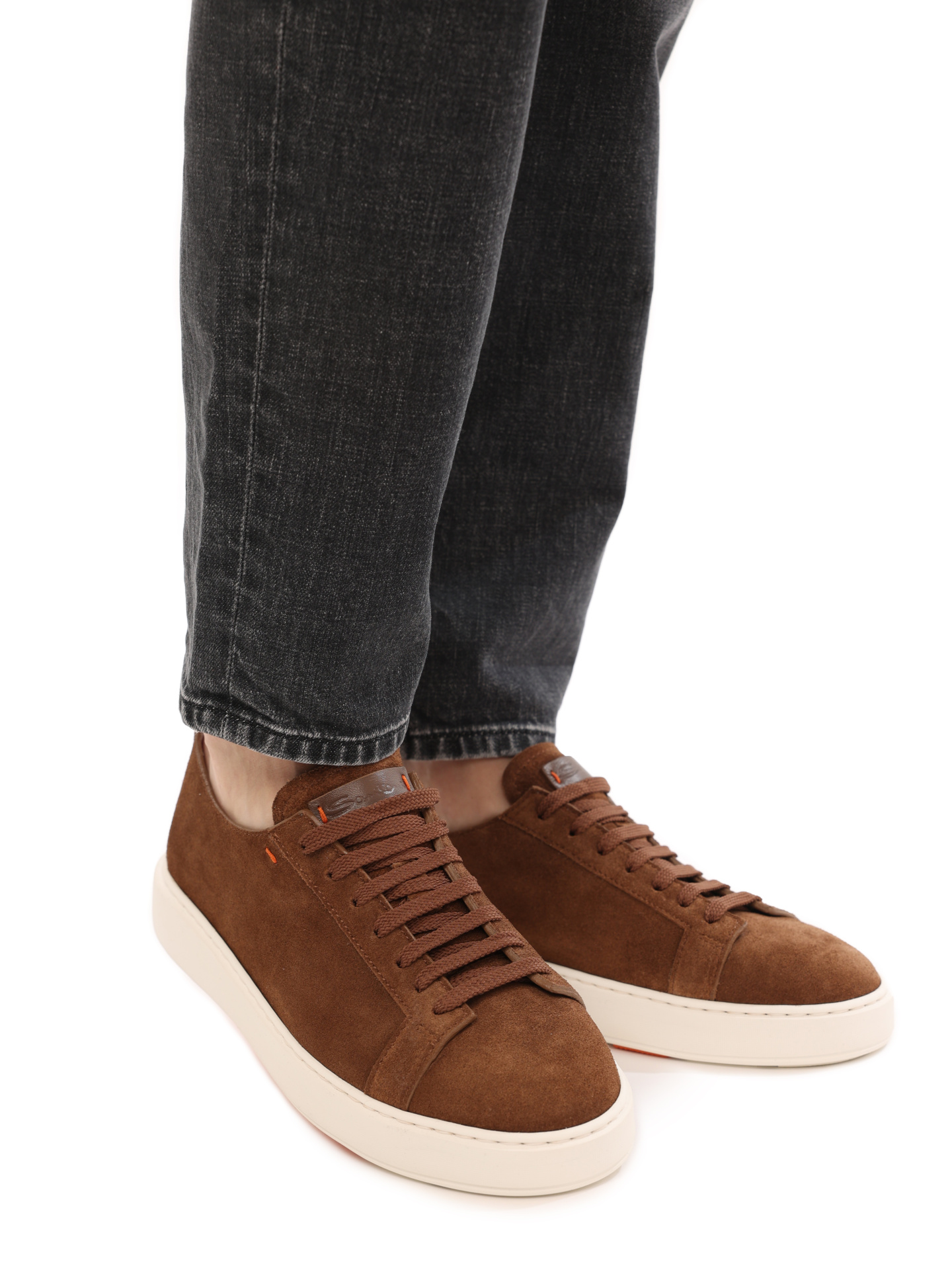 Кеды замшевые коричневые на шнурках — купить в интернет-магазине Verdistore