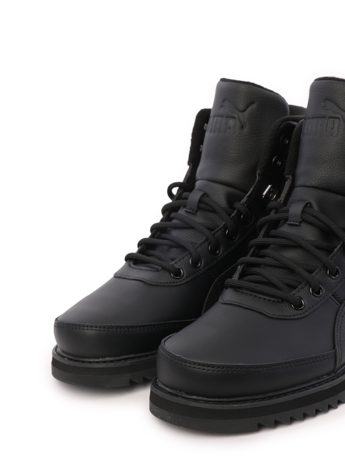 Ботинки кожаные со вставками по бокам на шнуровке — купить в интернет-магазине Verdistore