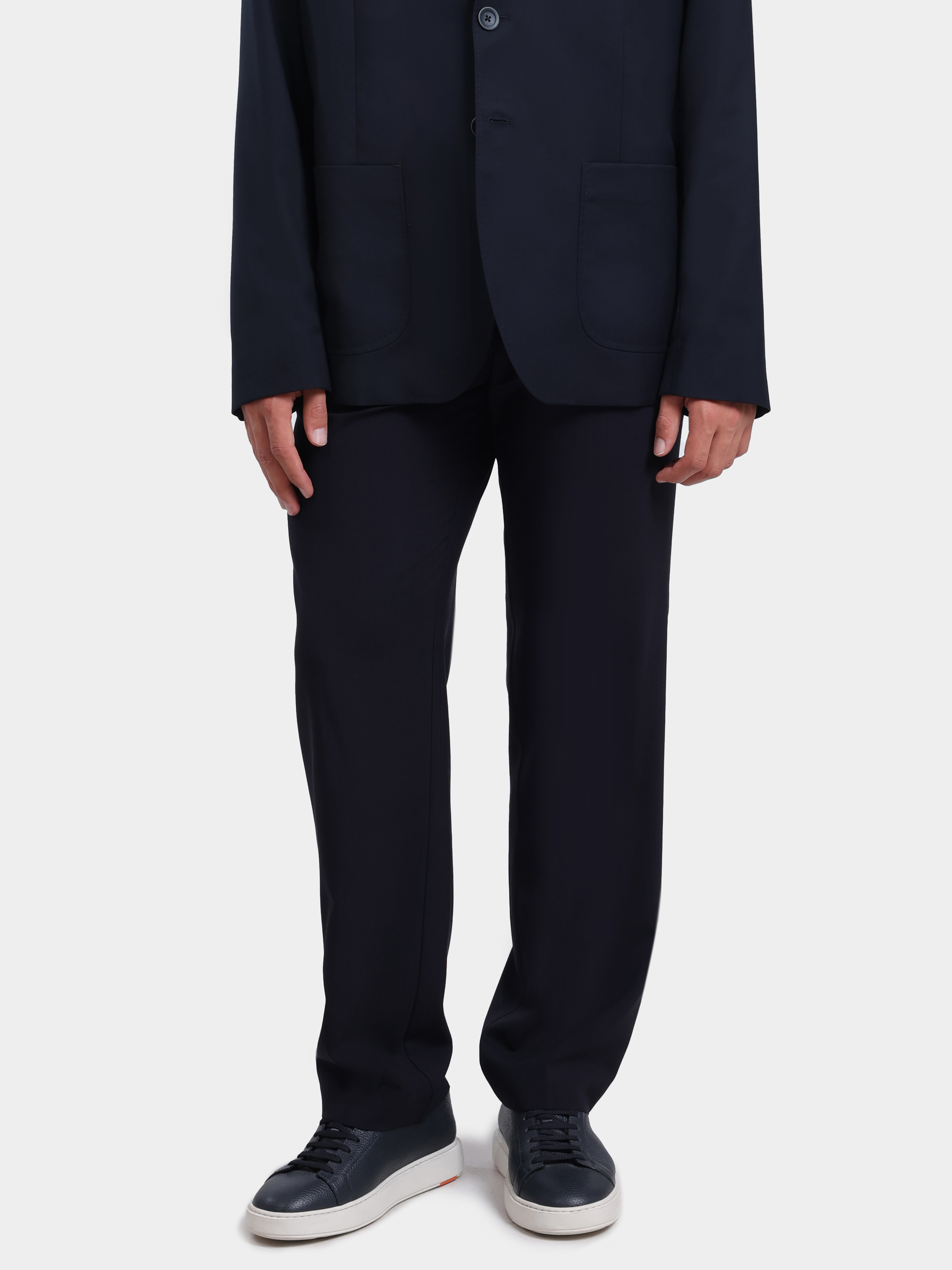 Брюки Emporio Armani EM004216 AF24594 UB118 шерстяные мужские — купить в интернет-магазине Verdistore