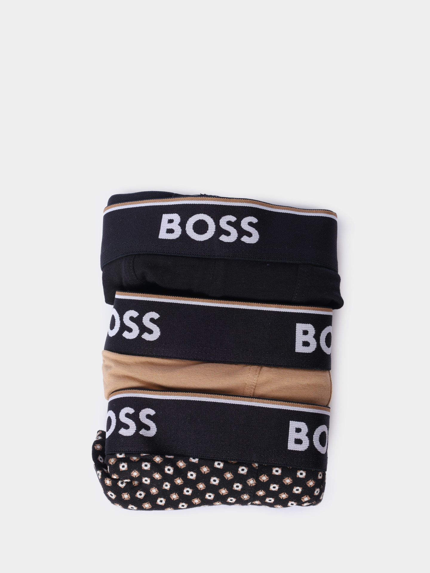 Трусы комплект 3 пары BOSS BLACK Trunk 3P Power Desig 10267410 01 50531701 964 черные мужские — купить в интернет-магазине Verdistore