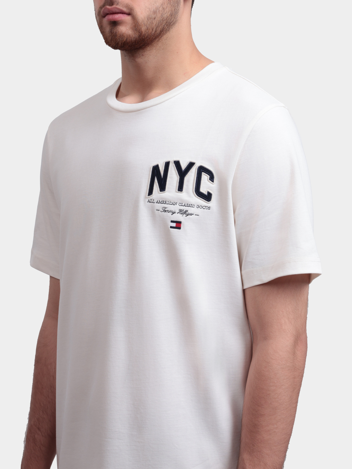 Футболка Tommy Hilfiger MW0MW40427 Z00 хлопковая мужская — купить в интернет-магазине Verdistore