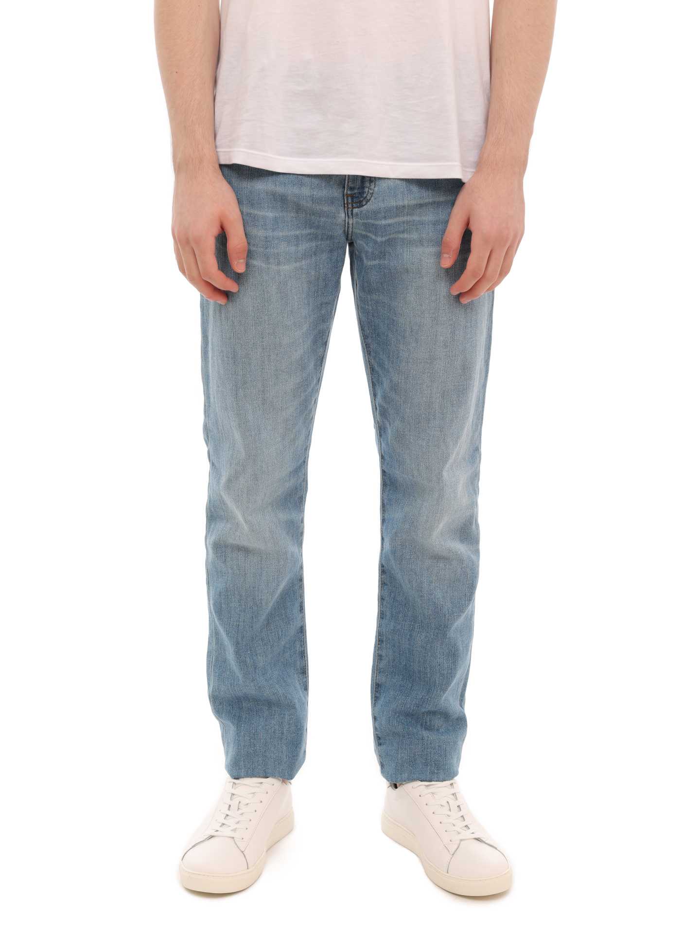 Джинсы Armani Exchange 3LZJ16 Z1FCZ 1500 светло-синие мужские — купить в интернет-магазине Verdistore