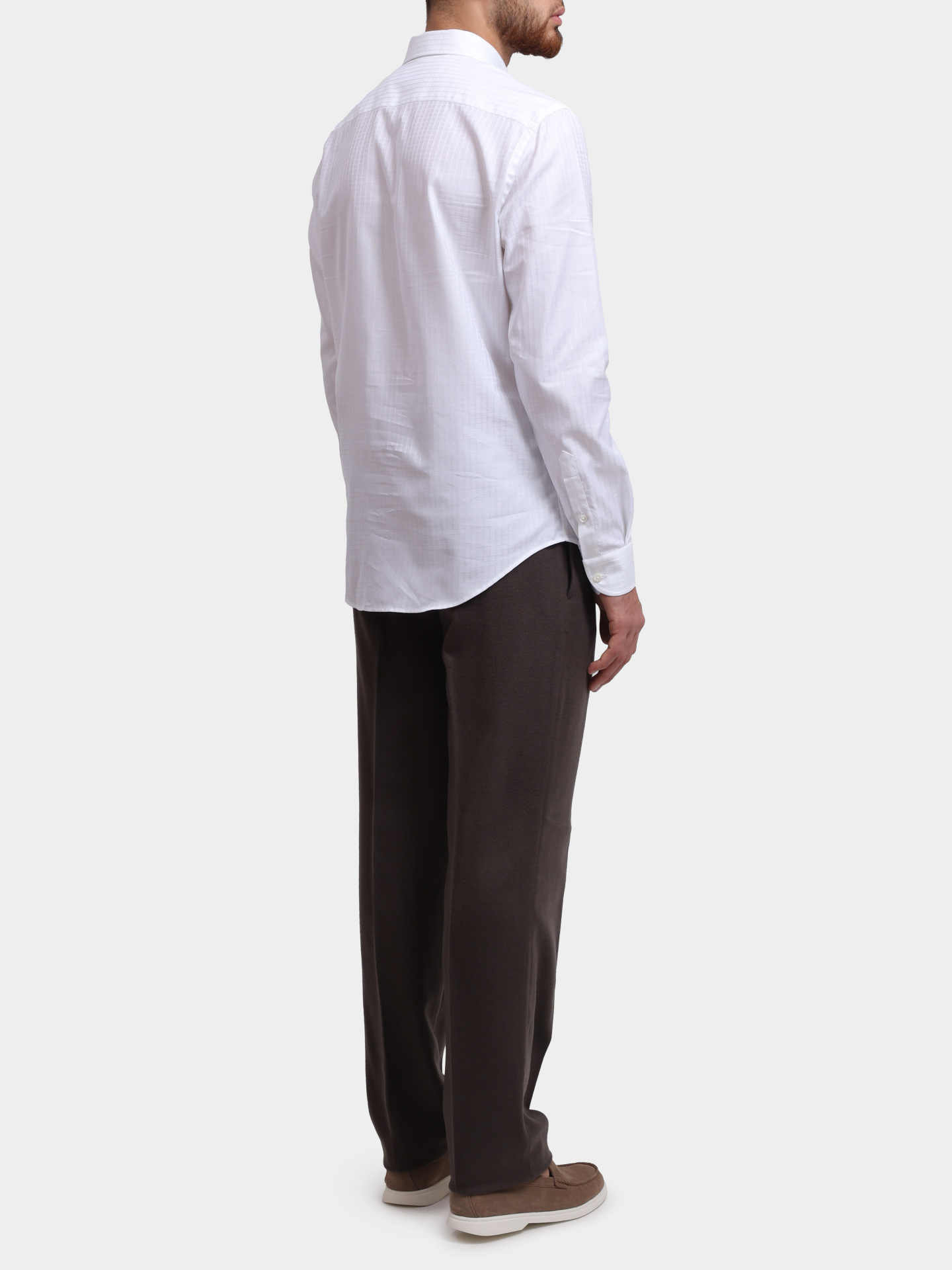 Брюки Emporio Armani EM001505 AF17835 U8112 шерстяные мужские — купить в интернет-магазине Verdistore