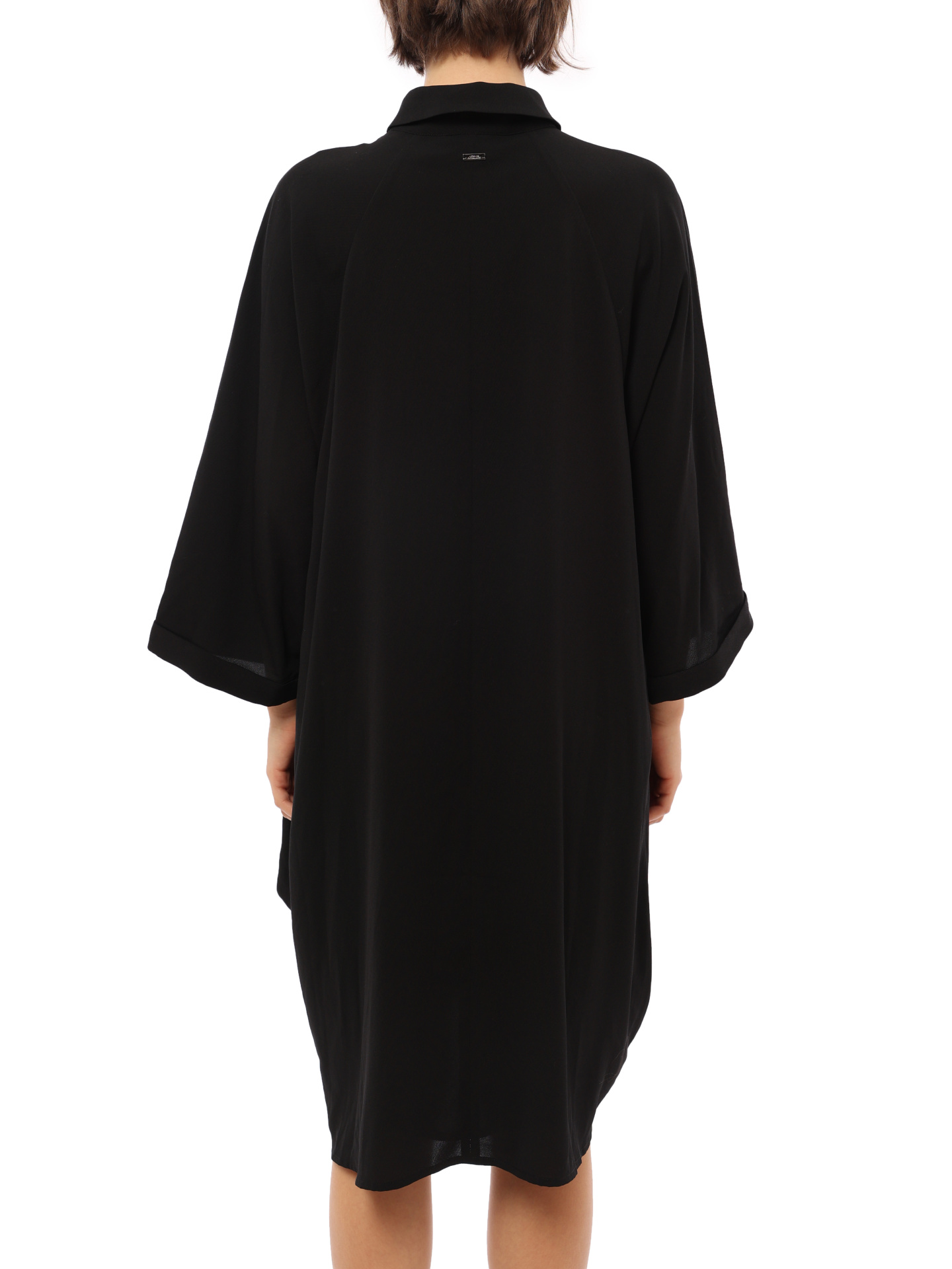 Платье Armani Exchange 3GYA10 1200 черное женское на пуговицах — купить в интернет-магазине Verdistore