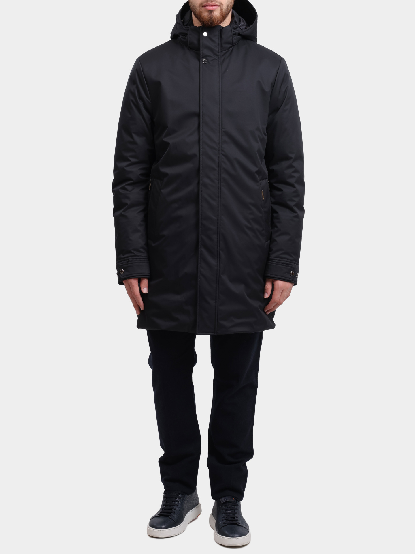 Пуховик MooRER VERMONT-ADS U0001 черный мужской — купить в интернет-магазине Verdistore