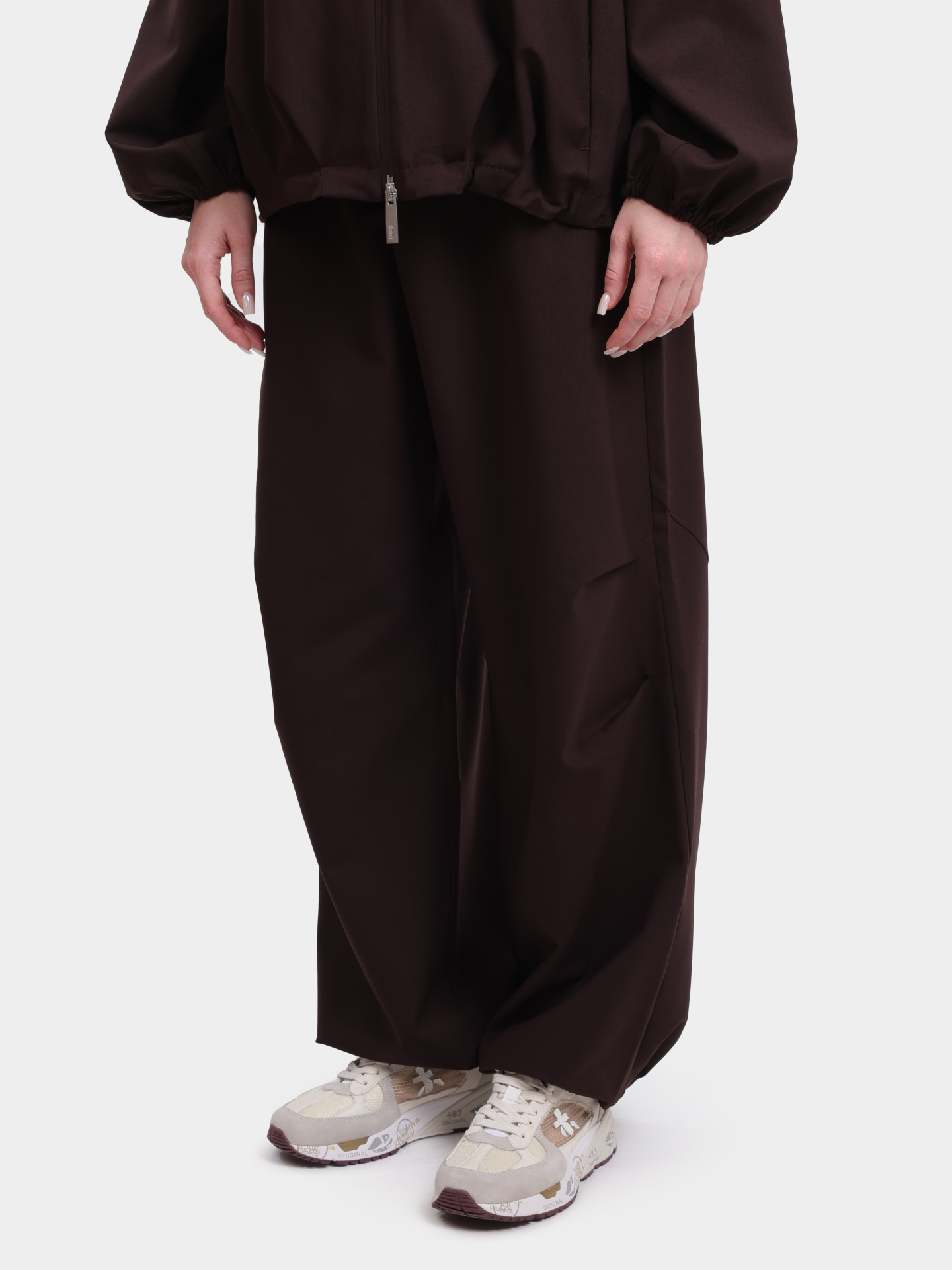 Брюки спортивные PT00052DL 12847 8930 коричневые женские  — купить в интернет-магазине Verdistore