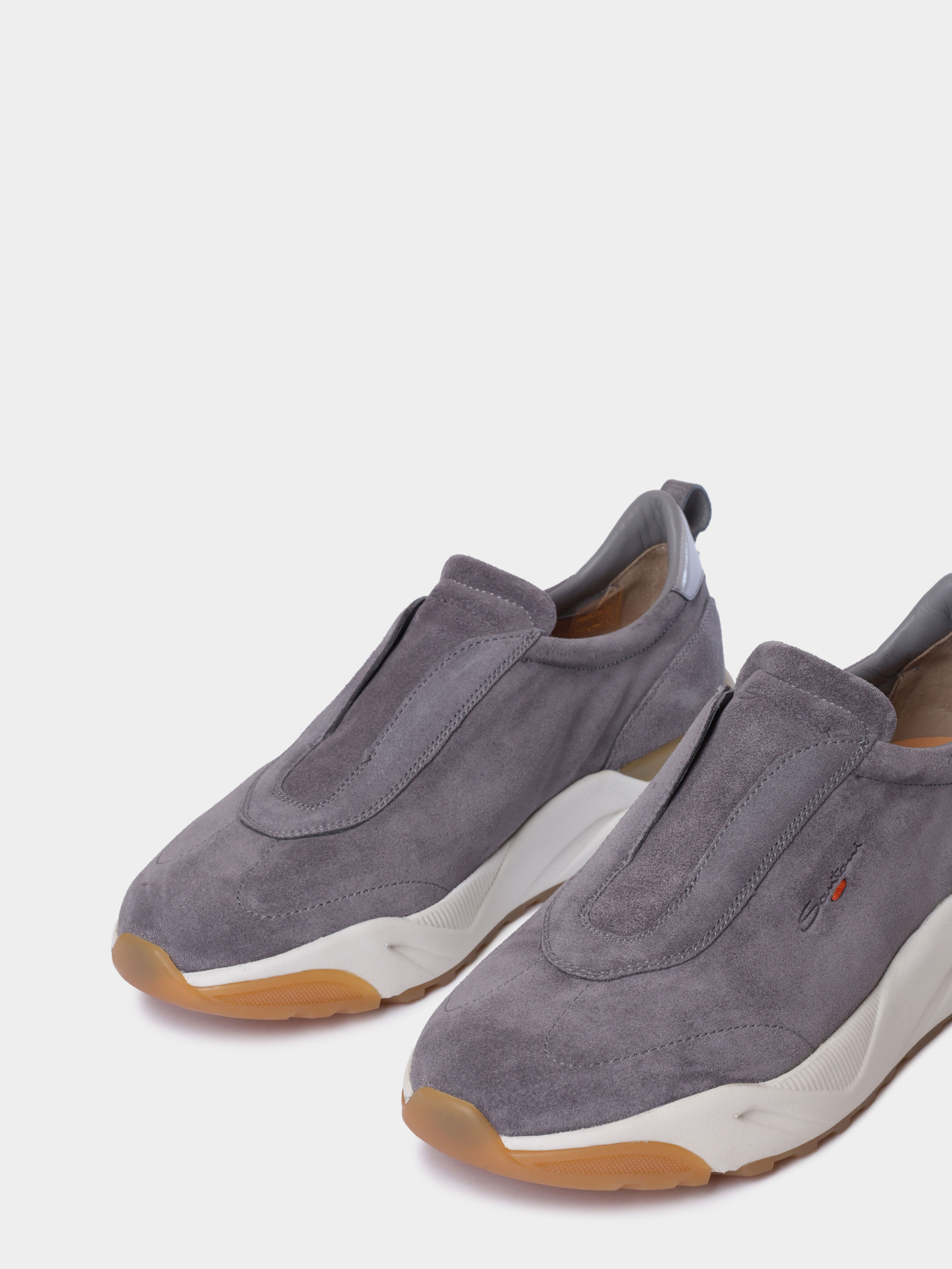 Кроссовки Santoni WBIG61431BTTKEAUG62 замшевые женские — купить в интернет-магазине Verdistore