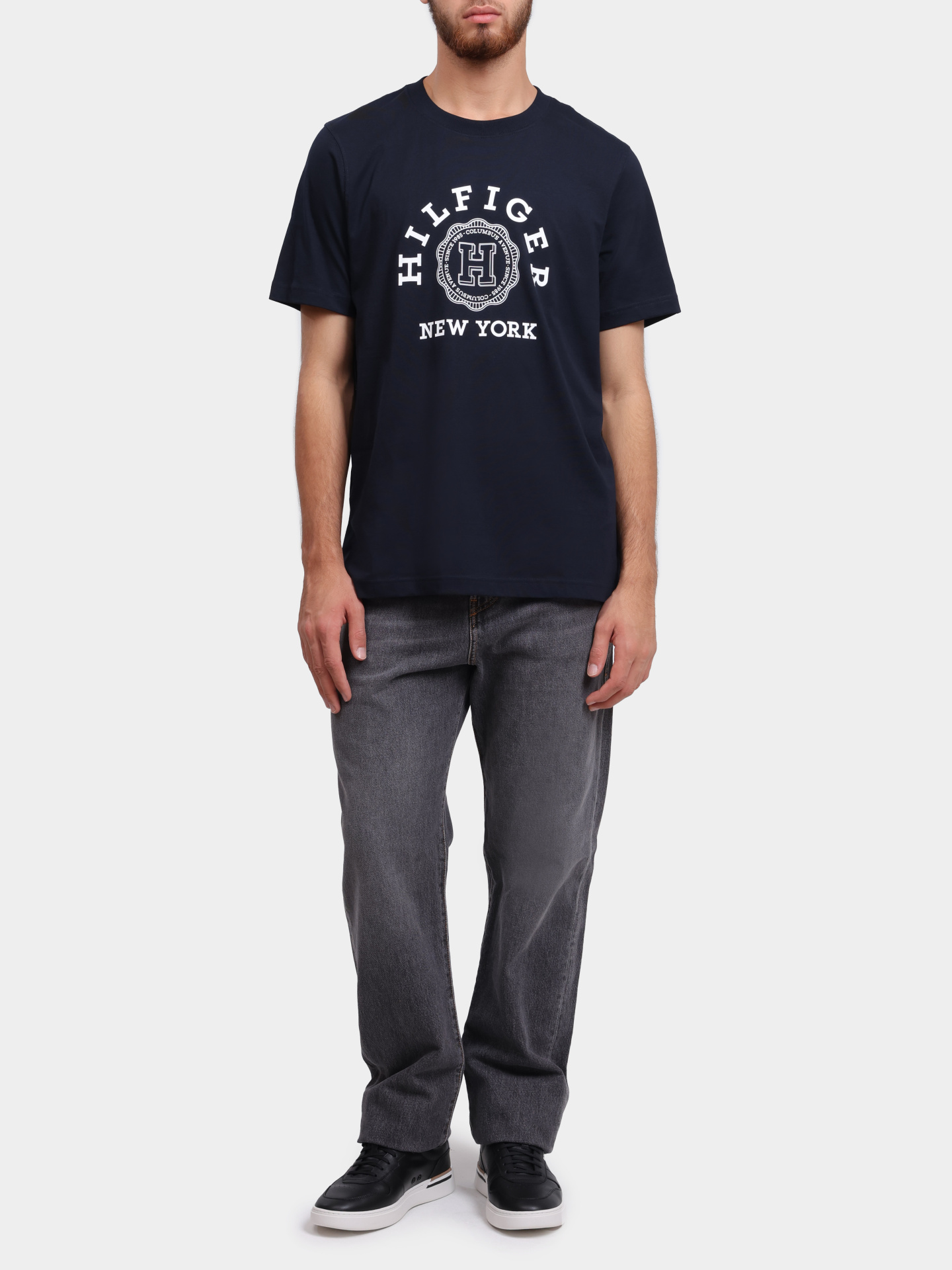 Футболка Tommy Hilfiger MW0MW34437 хлопковая мужская — купить в интернет-магазине Verdistore