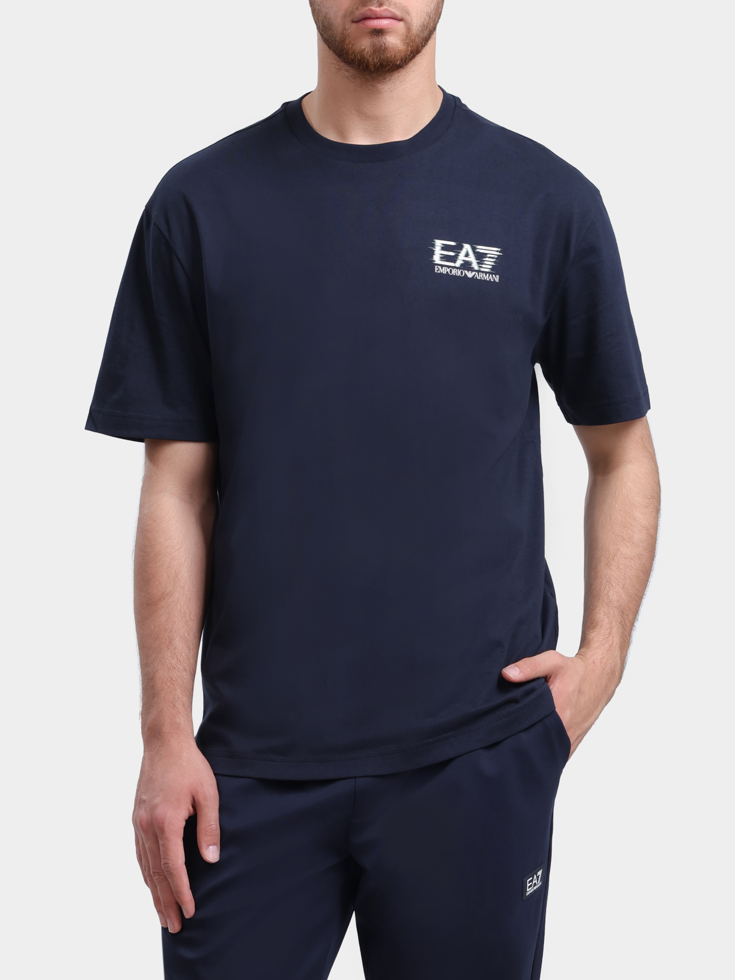 Футболка EA7 7M001327 AF17789 UB102 хлопковая мужская — купить в интернет-магазине Verdistore