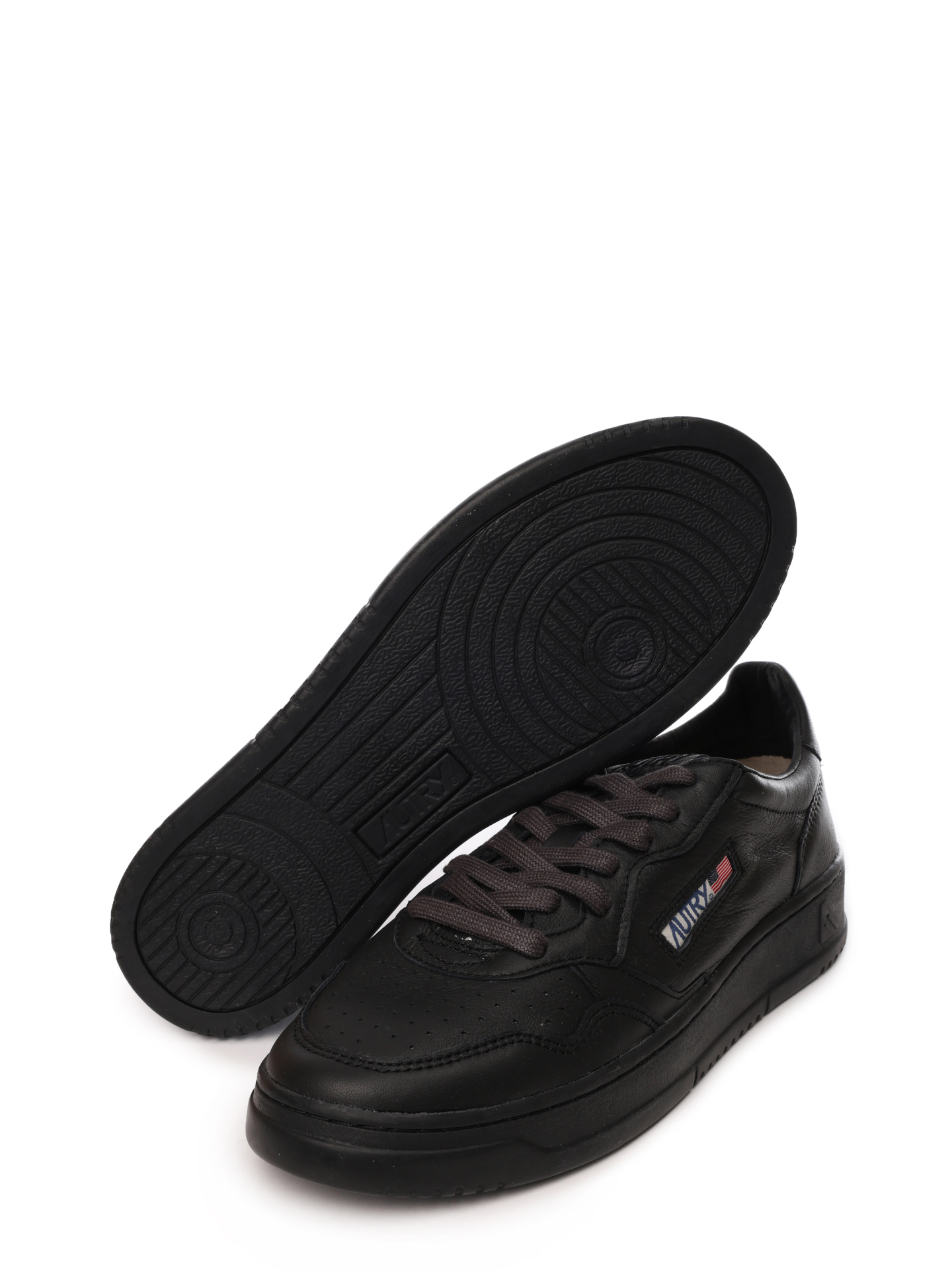 Кеды Autry AULM-SG16 черные мужские из кожи — купить в интернет-магазине Verdistore