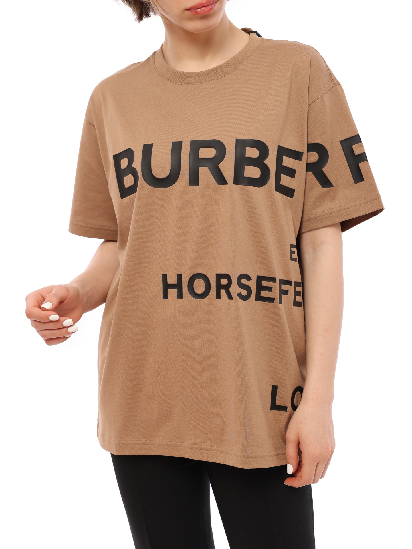 Футболка Burberry 8048927 A1420 хлопковая женская — купить в интернет-магазине Verdistore