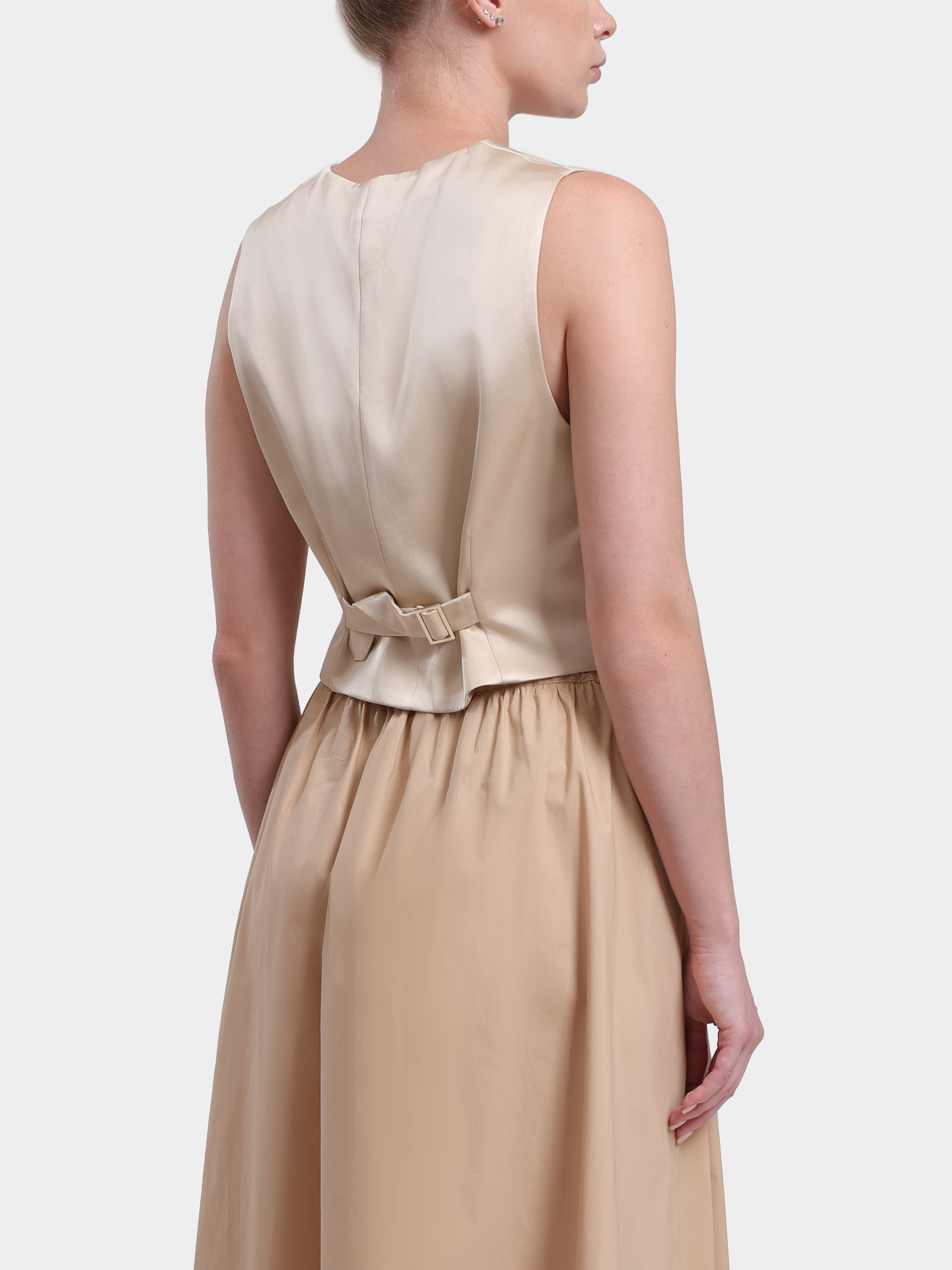 Жилет Liu-Jo CF4282 T3969 X0595 бежевый женский укороченный — купить в интернет-магазине Verdistore