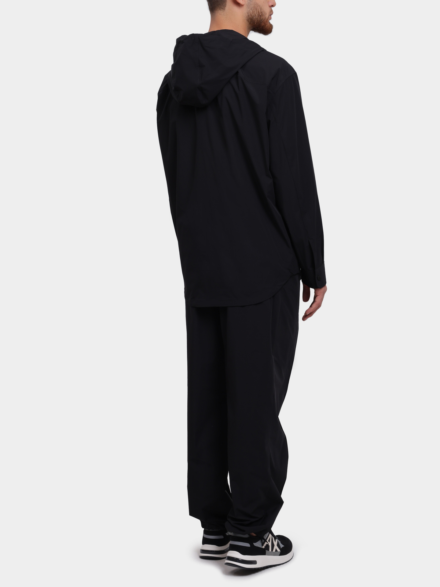 Куртка Armani Exchange XM000415 AF10357 черная мужская на кнопках — купить в интернет-магазине Verdistore