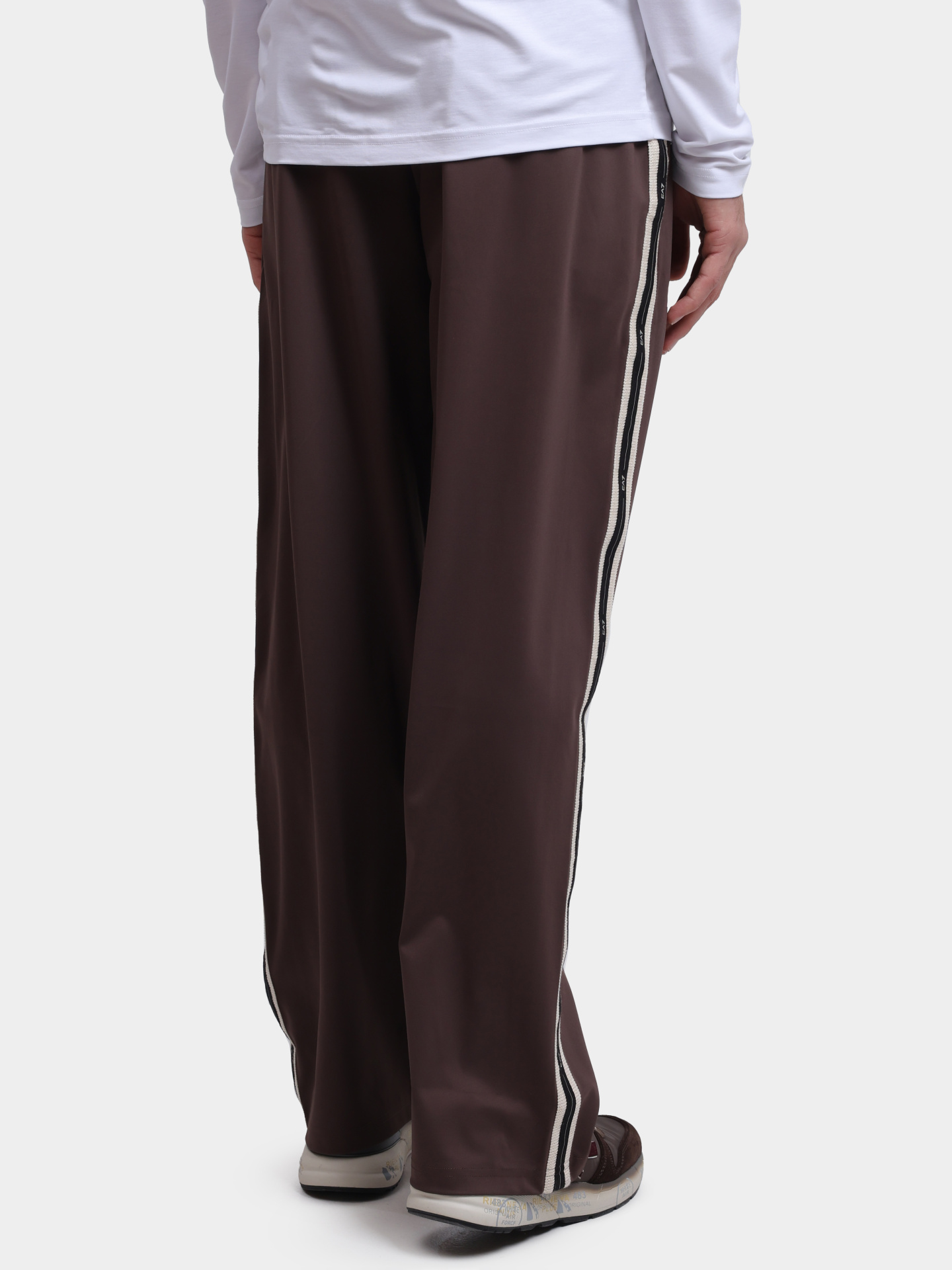 Брюки спортивные EA7 7M000960 AF17160 U6063 коричневые мужские — купить в интернет-магазине Verdistore