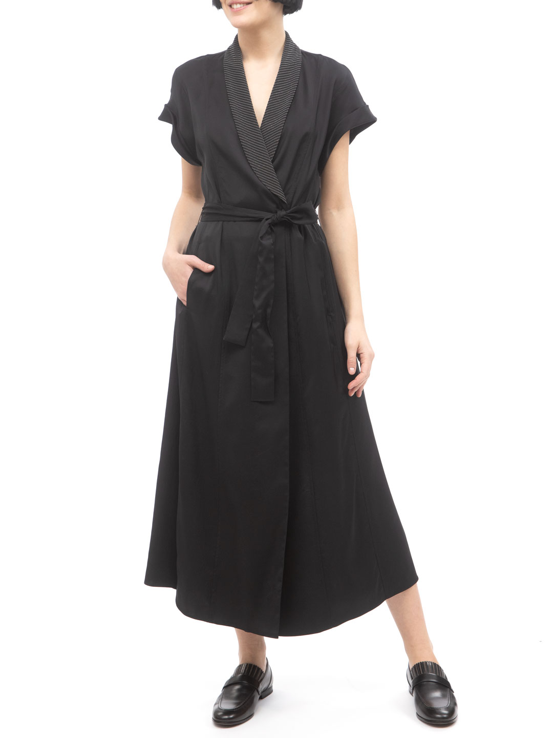 Платье Brunello Cucinelli MH9669478 С101 черное женское — купить в интернет-магазине Verdistore