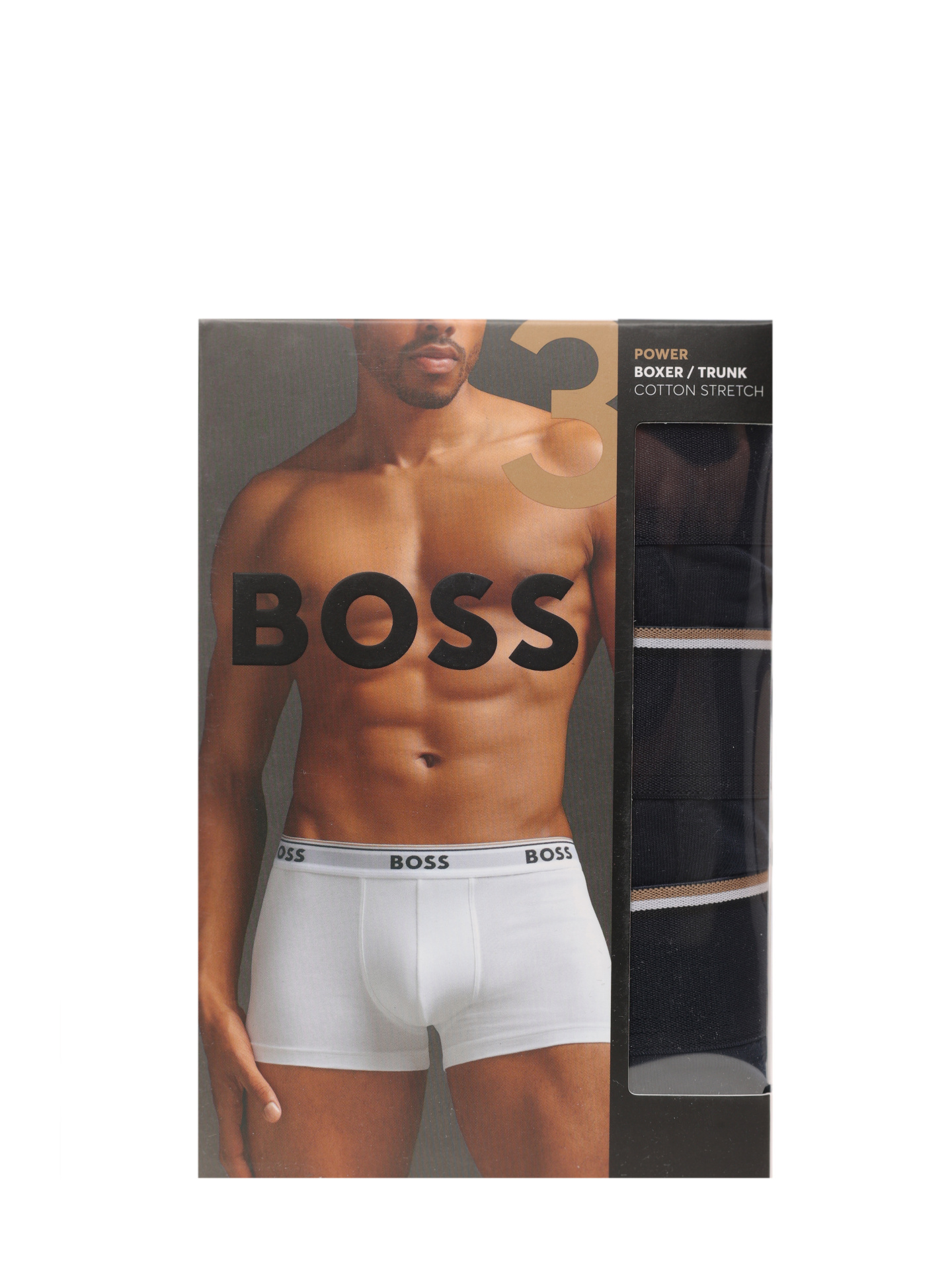 Трусы Boss 50475274 480 темно-синие мужские с логотипом — купить в интернет-магазине Verdistore