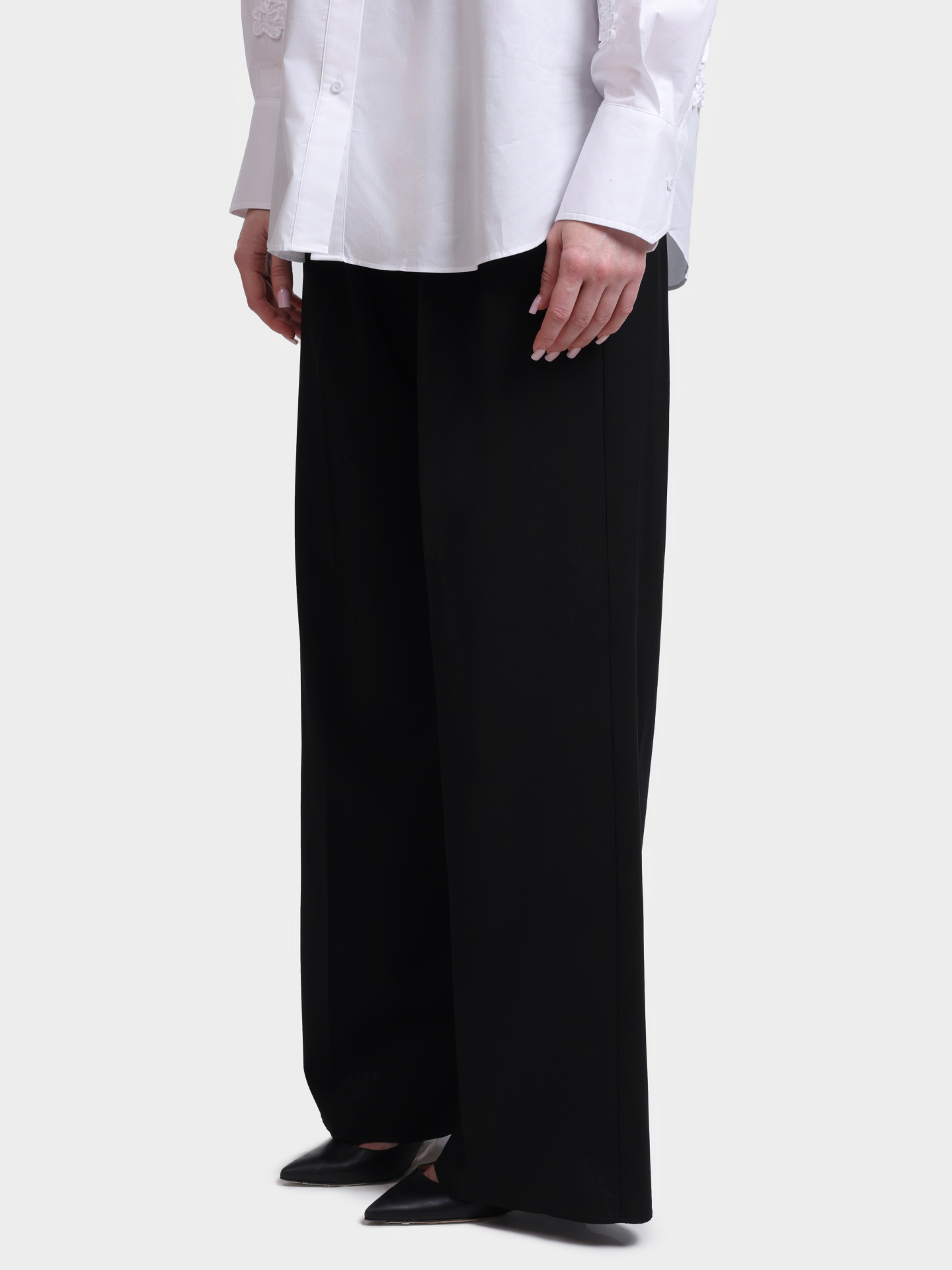 Брюки Marella MLLCOMO 003 женские черные прямог кроя — купить в интернет-магазине Verdistore