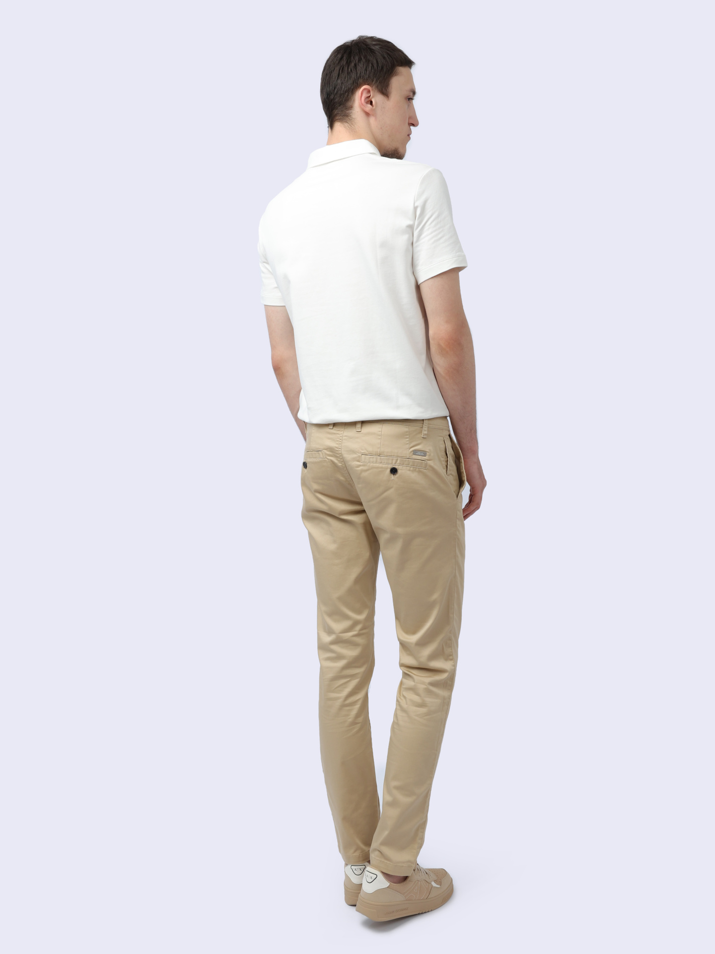 Брюки Armani Exchange 8NZP45 ZN1RZ 1794 бежевые мужские — купить в интернет-магазине Verdistore