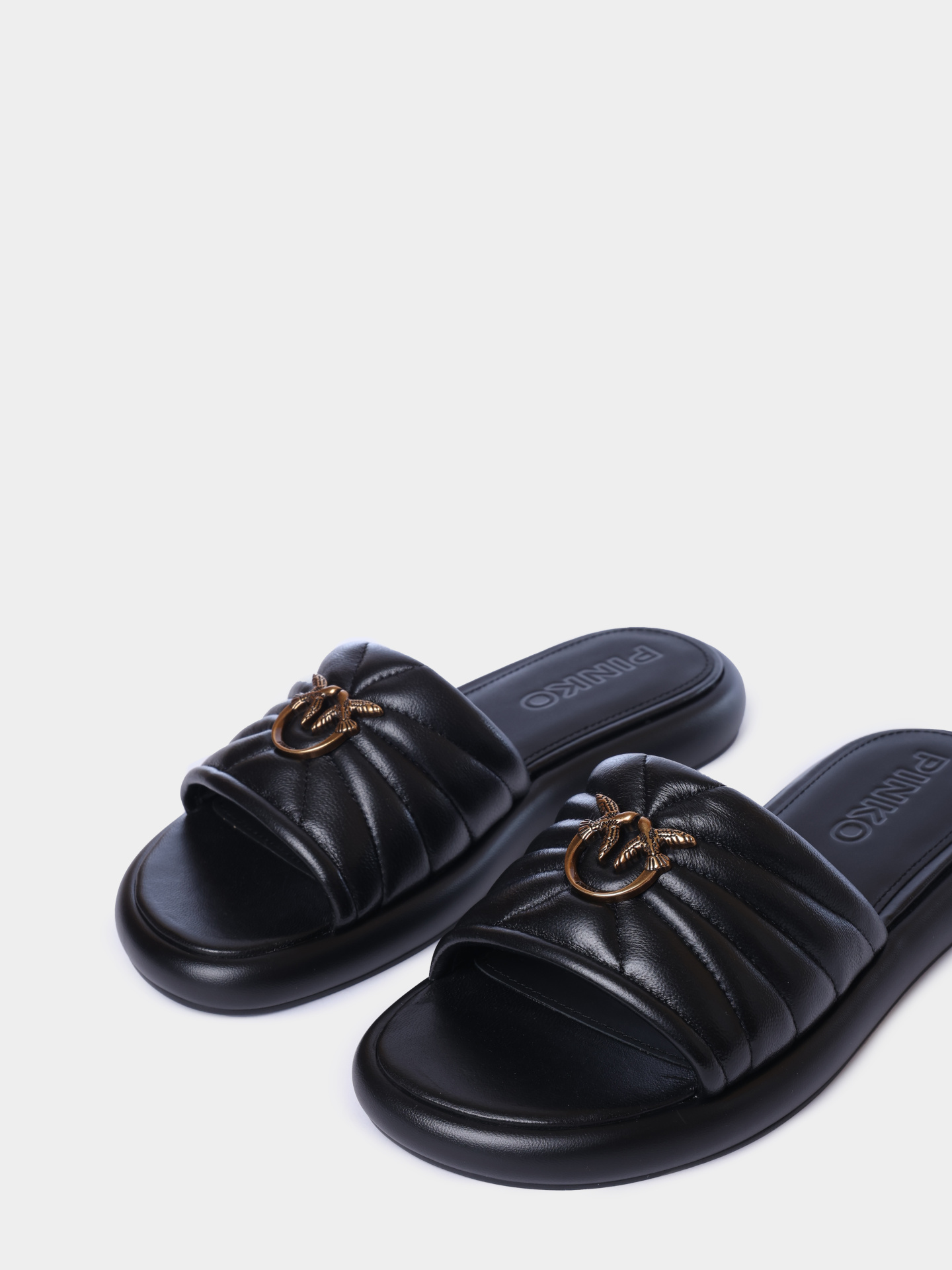 Шлепанцы Pinko SD0525 P003 Z99 кожаные женские — купить в интернет-магазине Verdistore