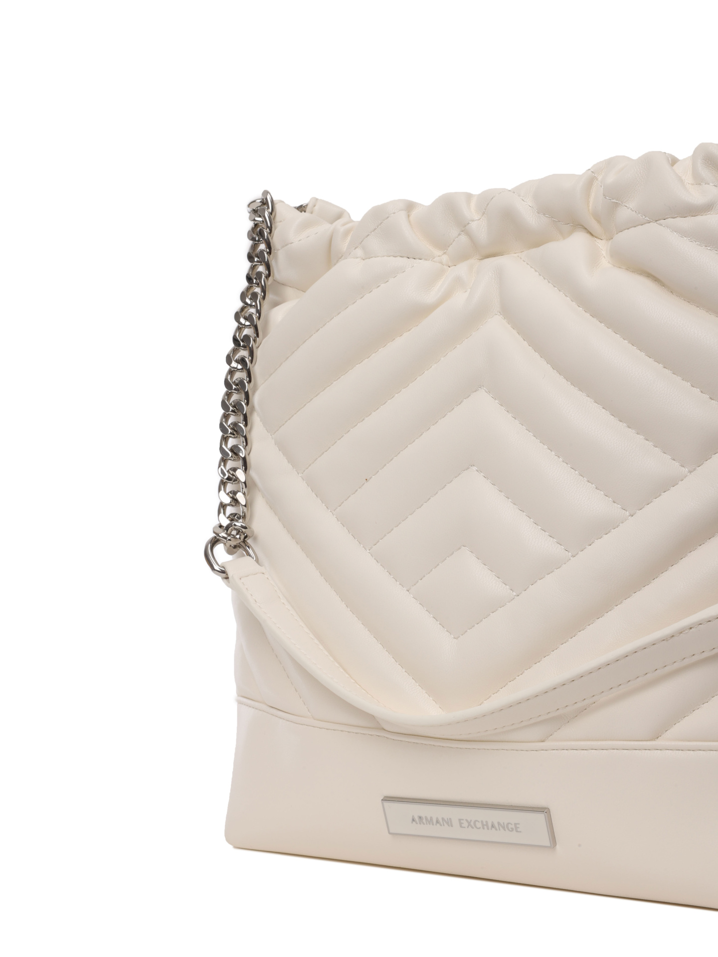 Сумка Armani Exchange 949123 4R742 14212 белая женская стеганая — купить в интернет-магазине Verdistore
