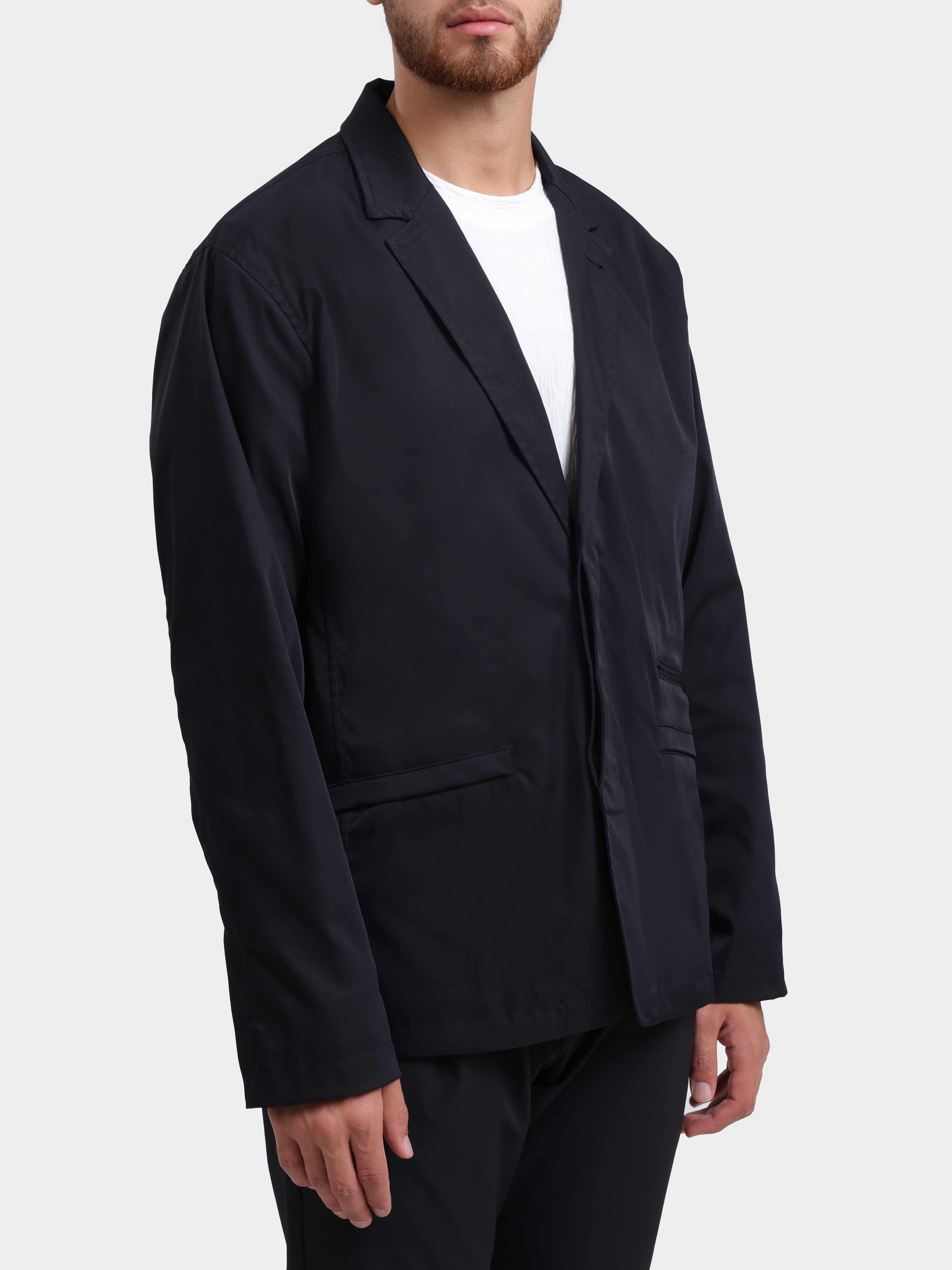 Куртка-пиджак Herno GA00026UL 12830 9300 черная мужская — купить в интернет-магазине Verdistore