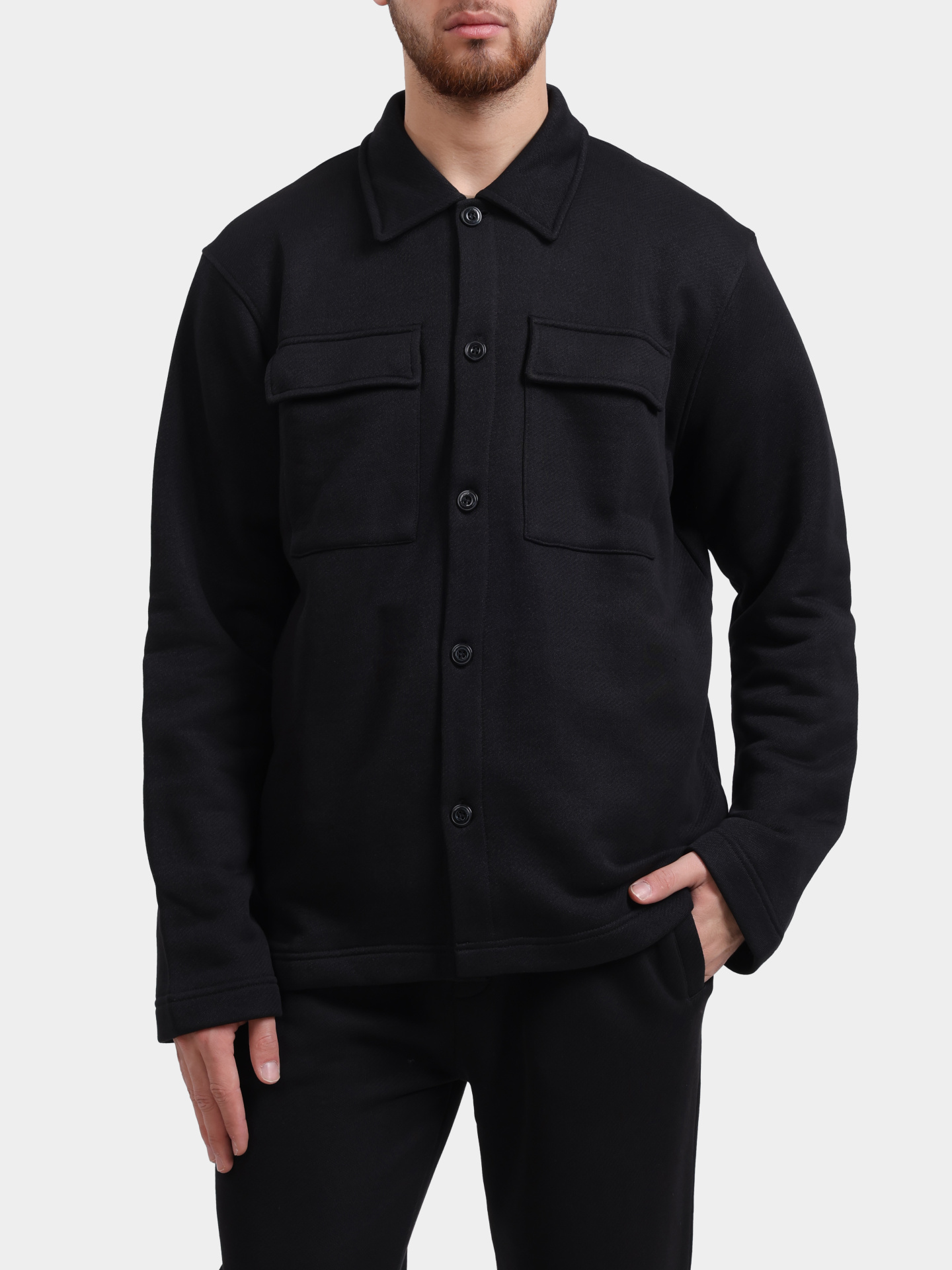 Куртка-рубашка Joop! 15 JJJ-20Dustin 10016990 001 черная мужская — купить в интернет-магазине Verdistore