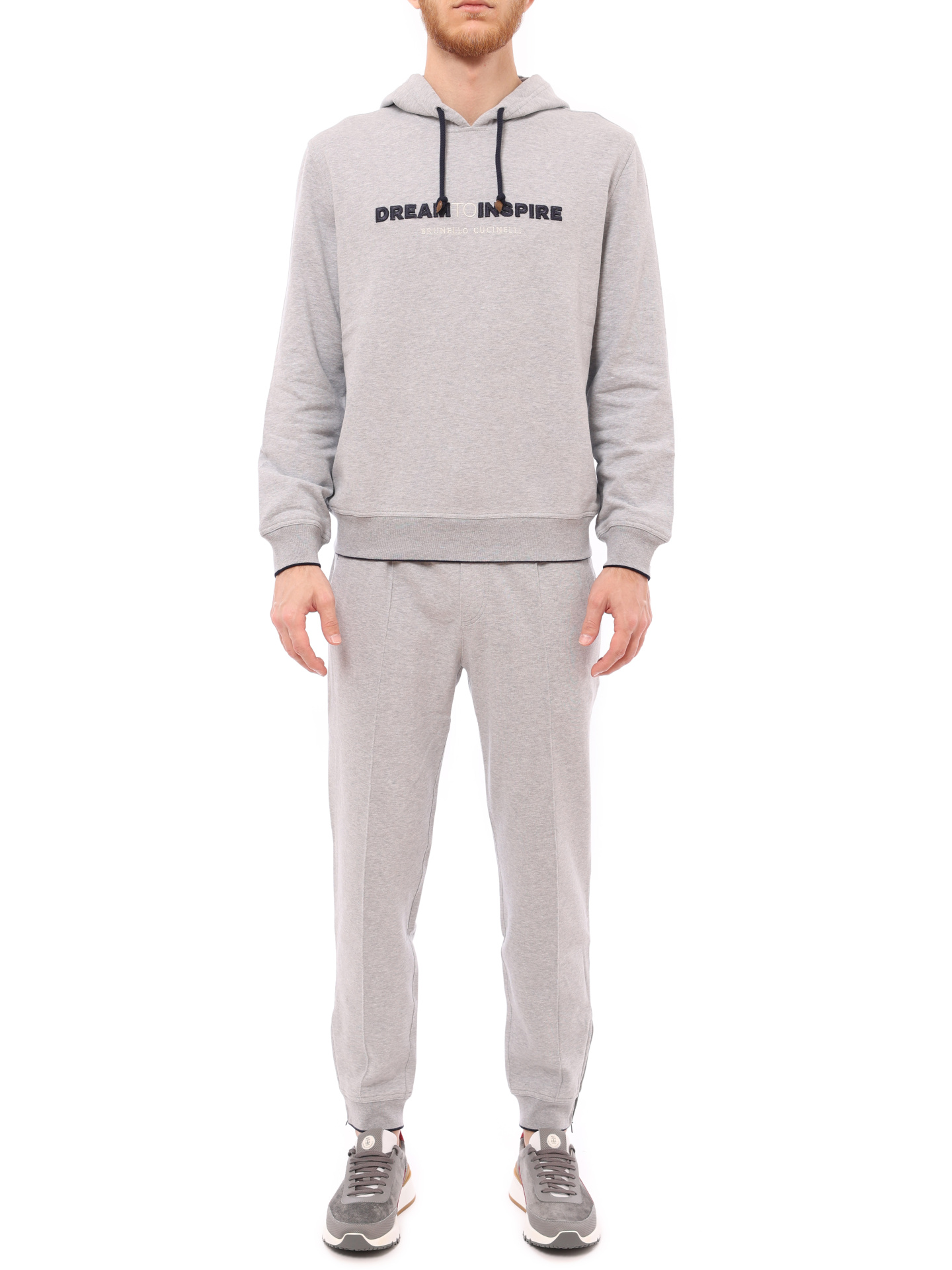 Худи Brunello Cucinelli MTU143119G CT883 хлопковое мужское — купить в интернет-магазине Verdistore