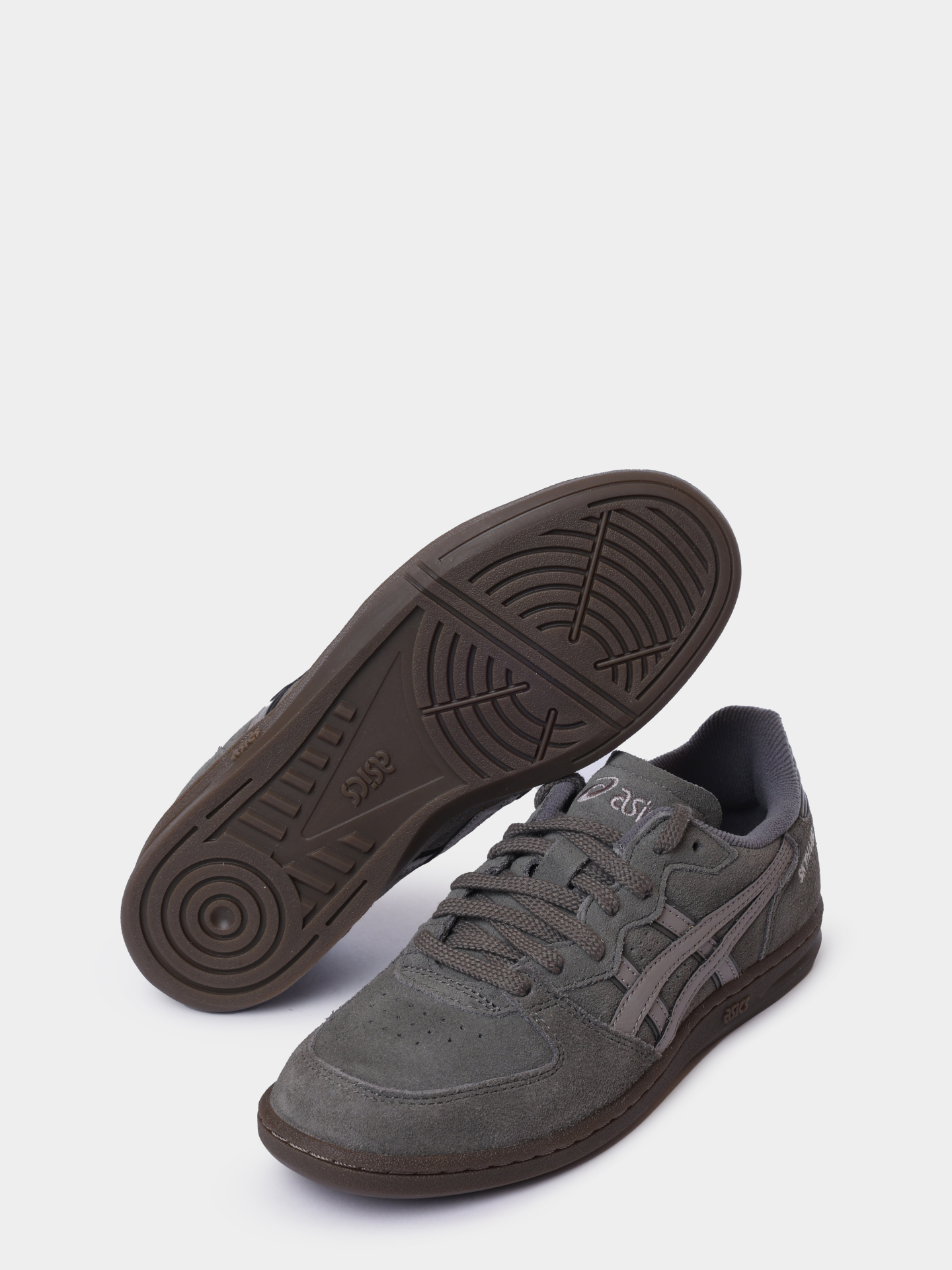 Кеды Asics 1203A452 020 серые женские из замши — купить в интернет-магазине Verdistore