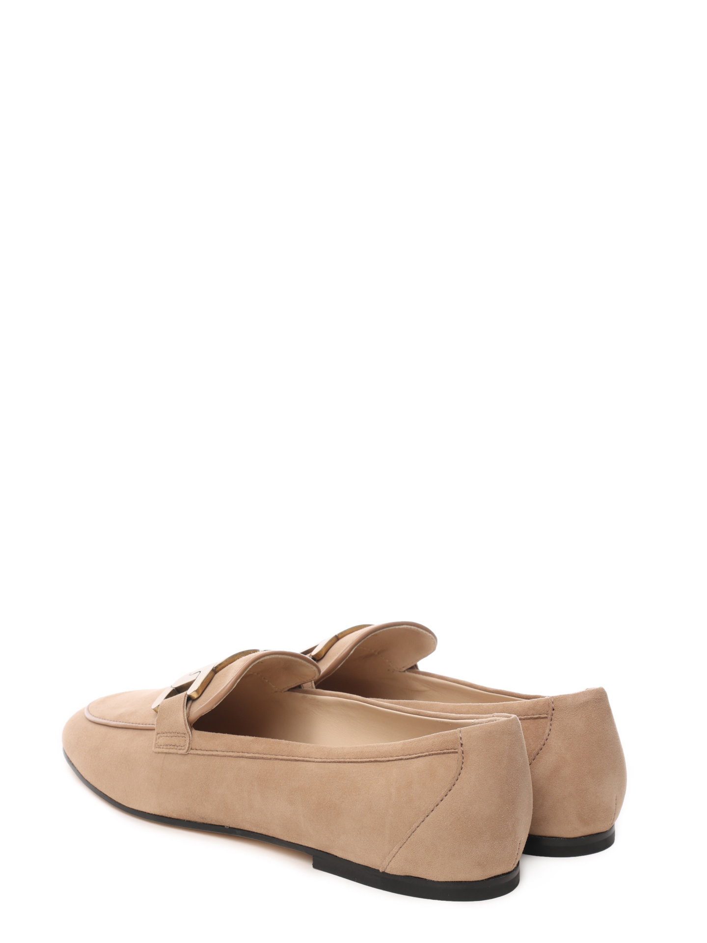 Лоферы XXW79A0DD00D8WC806 бежевые из мягкой замши — купить в интернет-магазине Verdistore